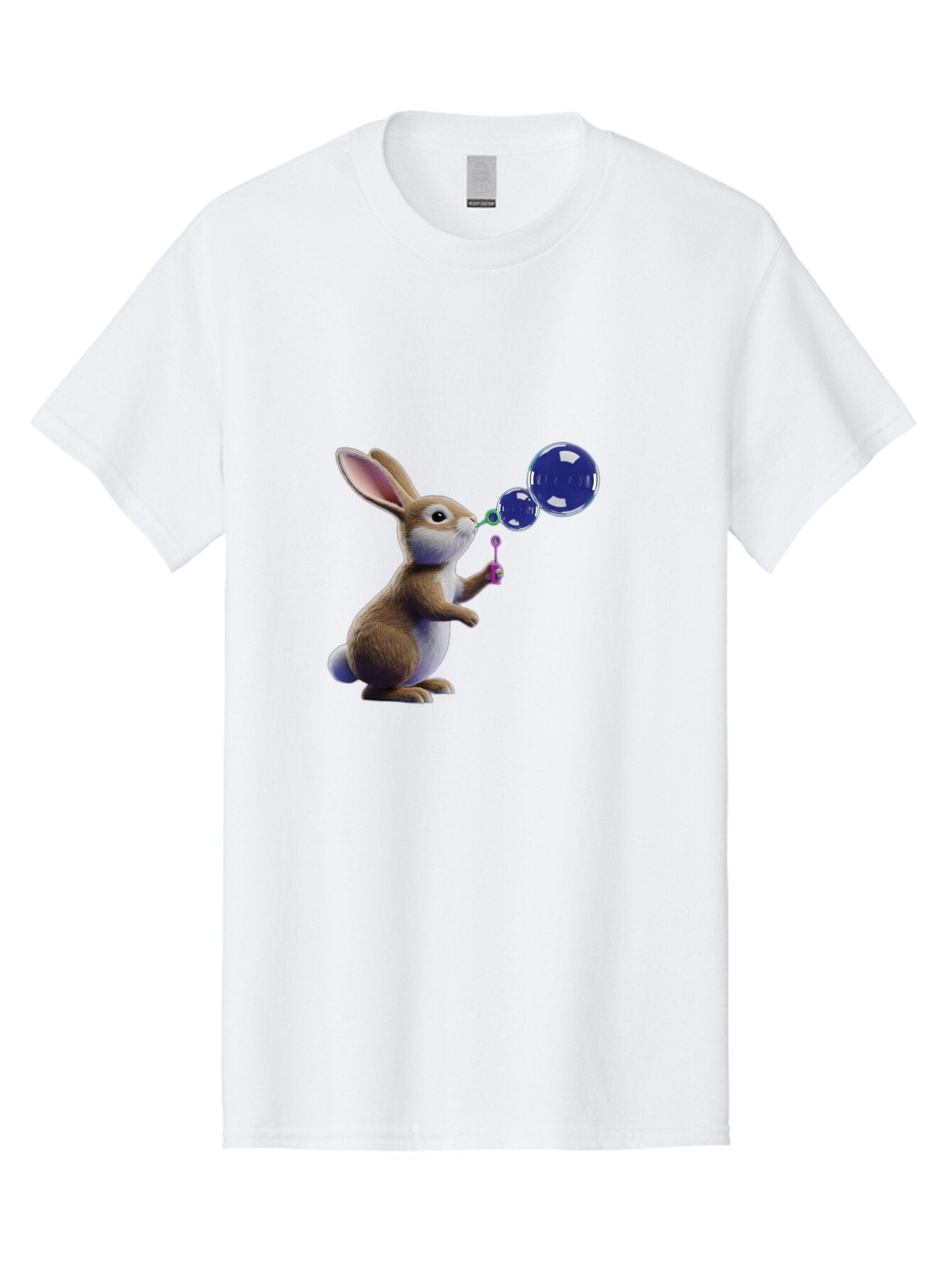 Rabbit-Blowing-Bubbles-2 Men'S Graphic Tee, 100% Cotton, Comfortable Casual Summer Wear, Machine Washable, Vintage Camera, Old Camera, Antique Camera, Black Camera, Classic Photography, Photography Equipment, Nostalgic Device, Film Camera, Bar338 15