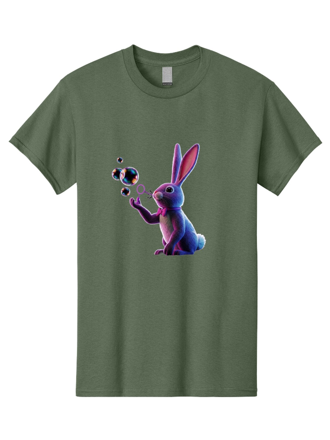 Rabbit-Blowing-Bubbles Men'S Graphic Tee, 100% Cotton, Comfortable Casual Summer Wear, Machine Washable, Vintage Camera, Old Camera, Antique Camera, Black Camera, Classic Photography, Photography Equipment, Nostalgic Device, Film Camera, Bar339 6