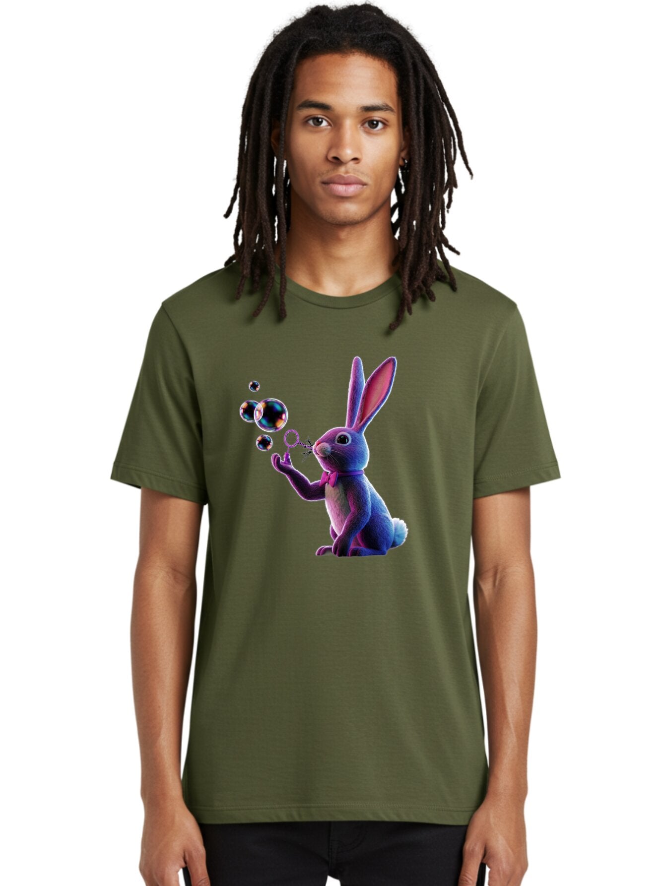 Rabbit-Blowing-Bubbles Men'S Graphic Tee, 100% Cotton, Comfortable Casual Summer Wear, Machine Washable, Vintage Camera, Old Camera, Antique Camera, Black Camera, Classic Photography, Photography Equipment, Nostalgic Device, Film Camera, Bar339 24