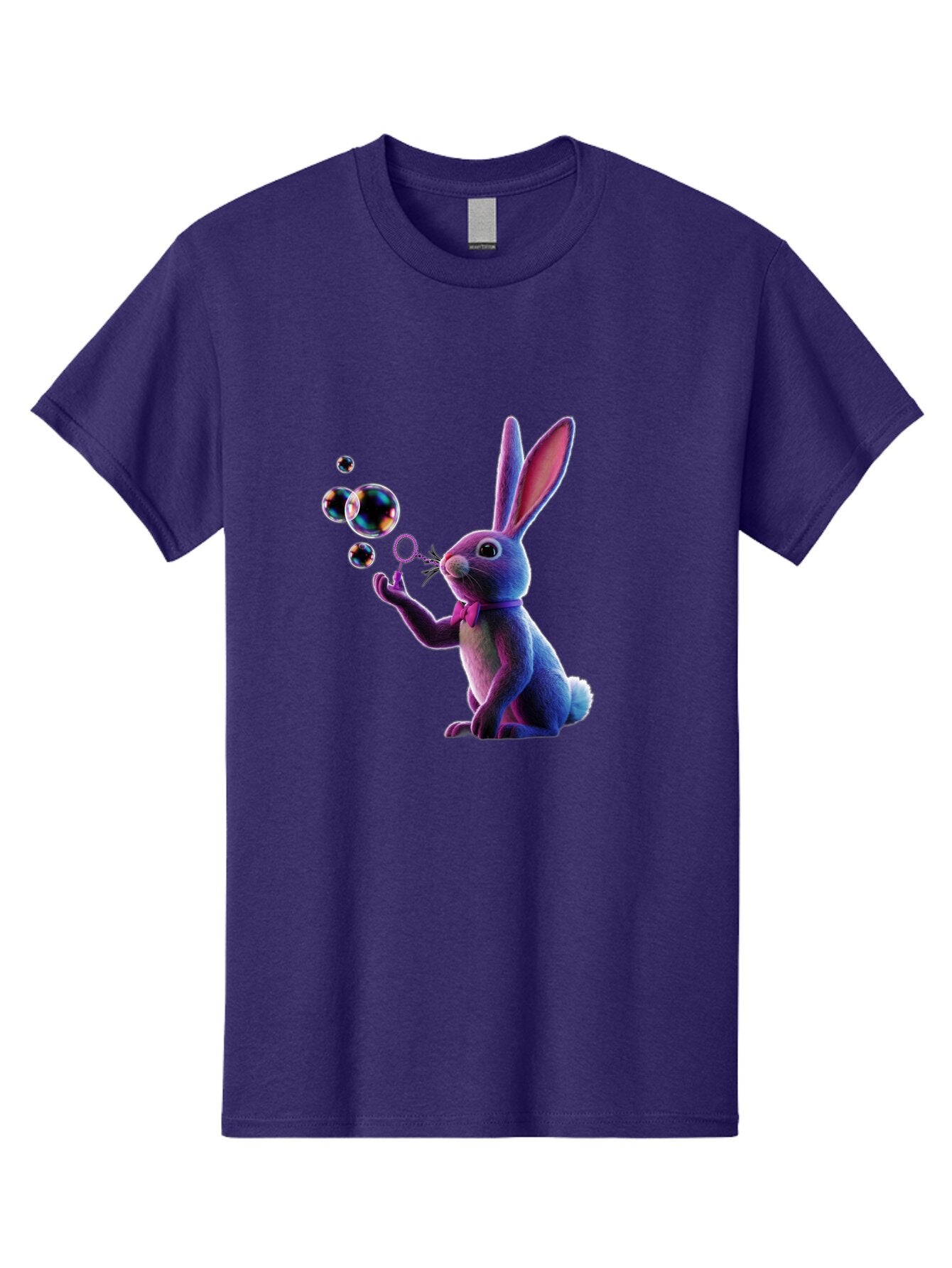 Rabbit-Blowing-Bubbles Men'S Graphic Tee, 100% Cotton, Comfortable Casual Summer Wear, Machine Washable, Vintage Camera, Old Camera, Antique Camera, Black Camera, Classic Photography, Photography Equipment, Nostalgic Device, Film Camera, Bar339 2