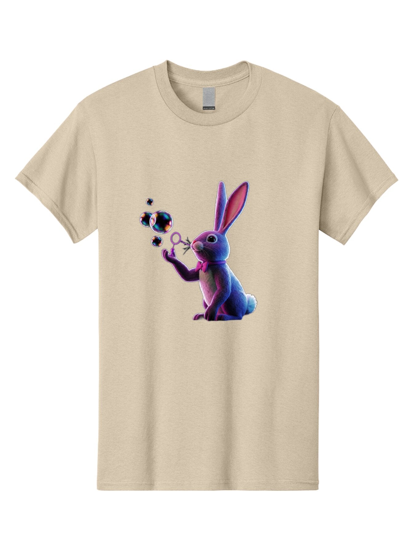 Rabbit-Blowing-Bubbles Men'S Graphic Tee, 100% Cotton, Comfortable Casual Summer Wear, Machine Washable, Vintage Camera, Old Camera, Antique Camera, Black Camera, Classic Photography, Photography Equipment, Nostalgic Device, Film Camera, Bar339 9