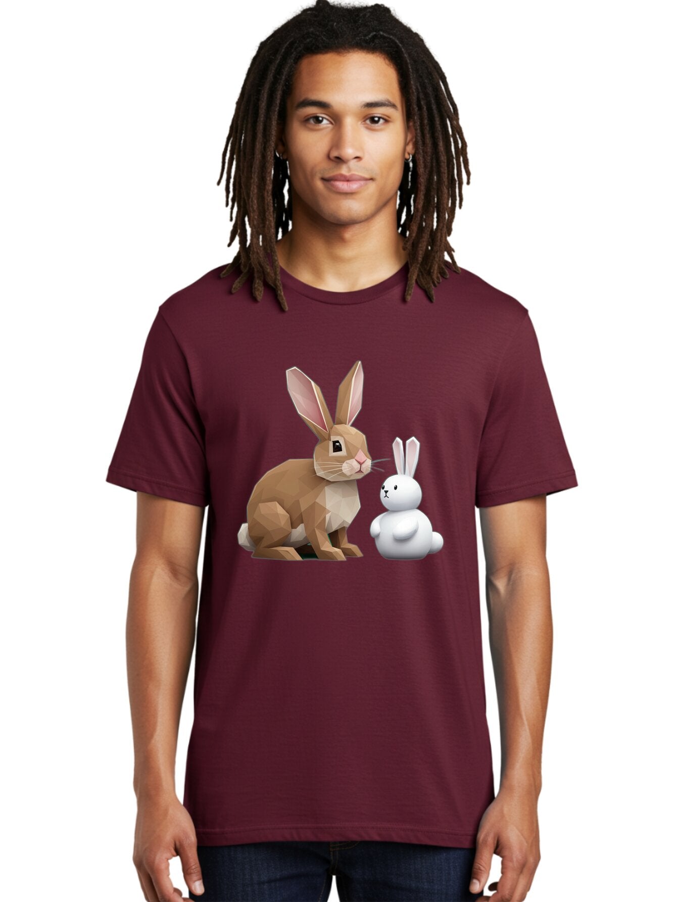 Rabbit-Duo Men'S Graphic Tee, 100% Cotton, Comfortable Casual Summer Wear, Machine Washable, Vintage Camera, Old Camera, Antique Camera, Black Camera, Classic Photography, Photography Equipment, Nostalgic Device, Film Camera, Camera Art Bar340 24