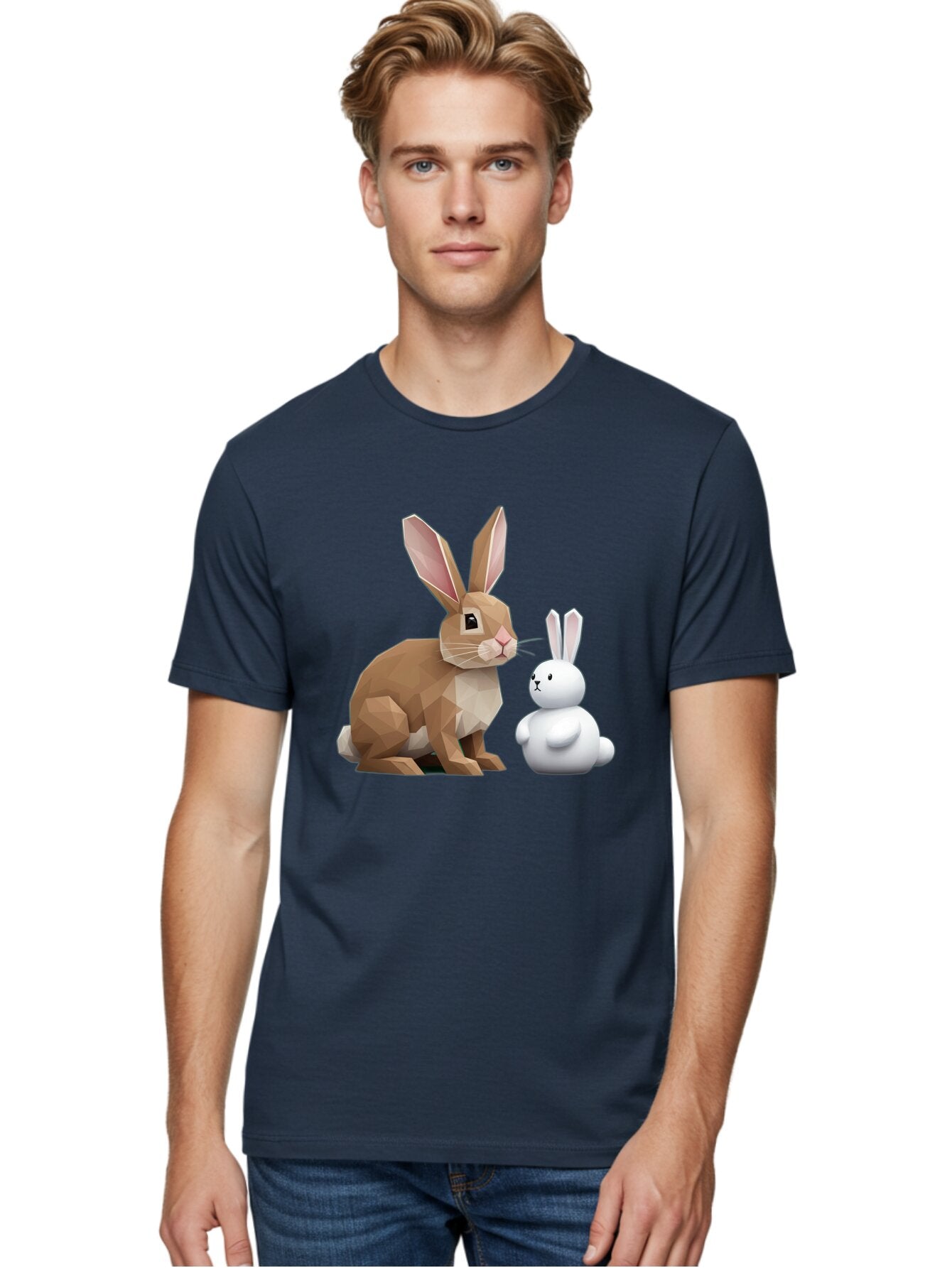 Rabbit-Duo Men'S Graphic Tee, 100% Cotton, Comfortable Casual Summer Wear, Machine Washable, Vintage Camera, Old Camera, Antique Camera, Black Camera, Classic Photography, Photography Equipment, Nostalgic Device, Film Camera, Camera Art Bar340 17