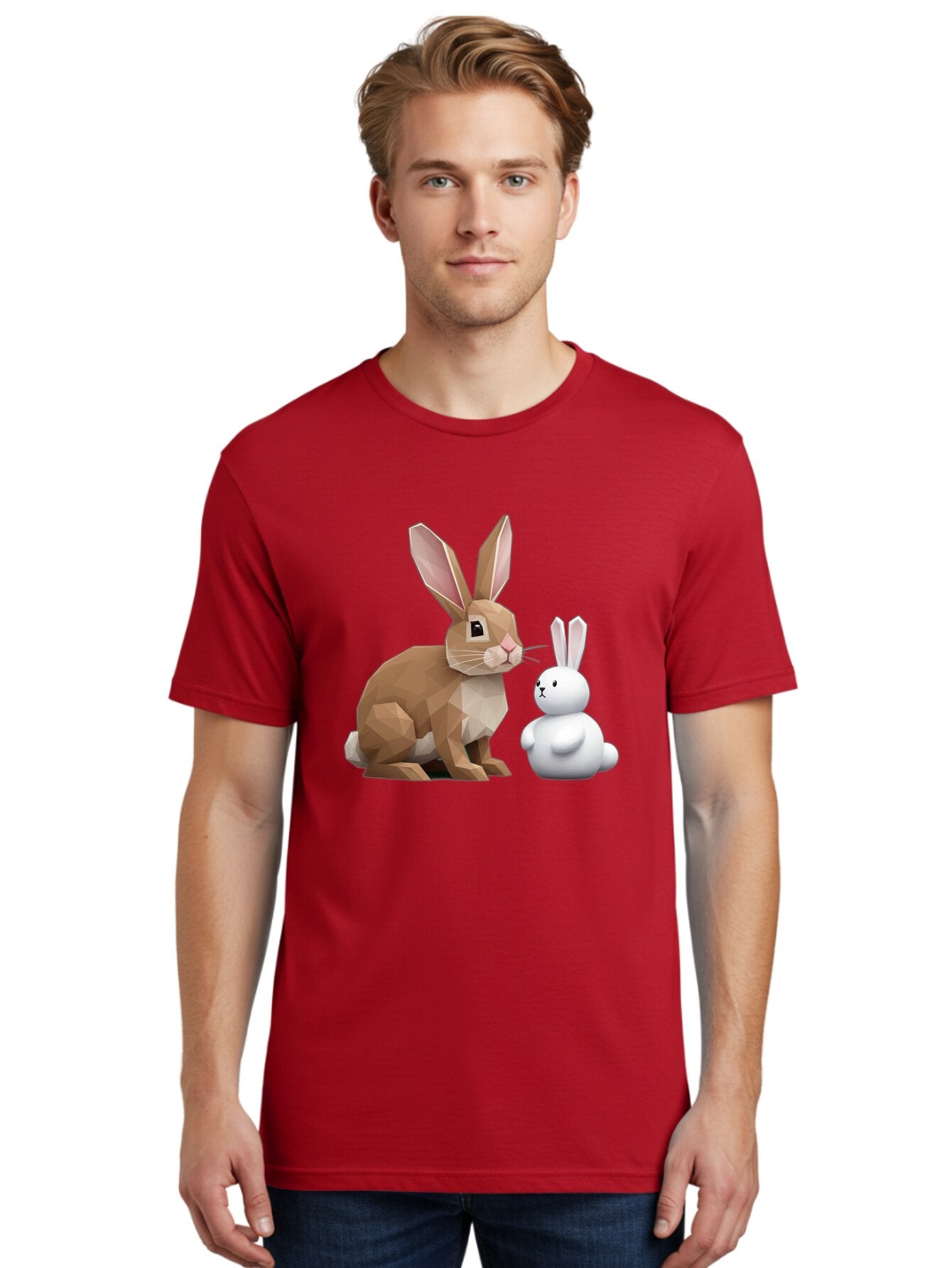 Rabbit-Duo Men'S Graphic Tee, 100% Cotton, Comfortable Casual Summer Wear, Machine Washable, Vintage Camera, Old Camera, Antique Camera, Black Camera, Classic Photography, Photography Equipment, Nostalgic Device, Film Camera, Camera Art Bar340 18