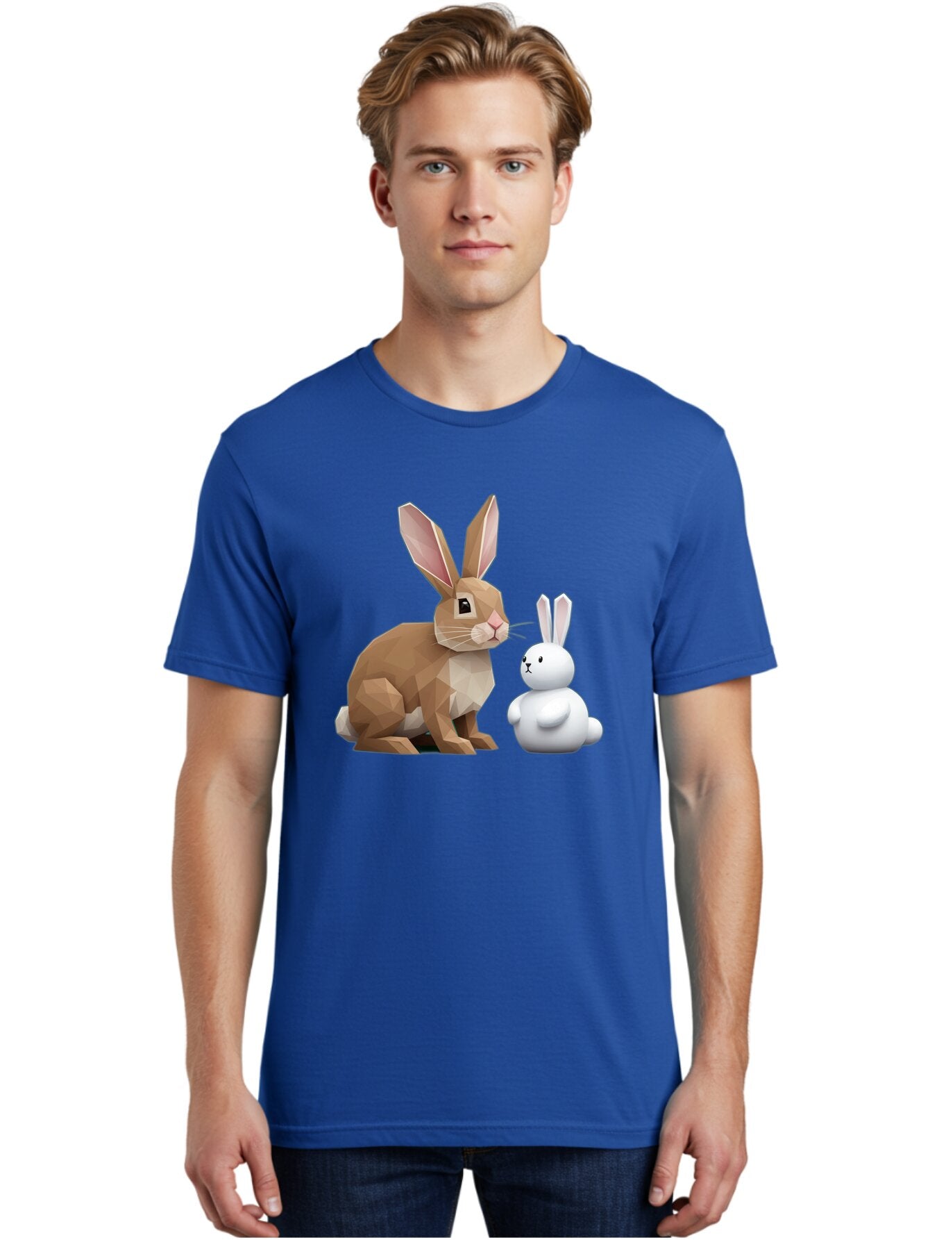 Rabbit-Duo Men'S Graphic Tee, 100% Cotton, Comfortable Casual Summer Wear, Machine Washable, Vintage Camera, Old Camera, Antique Camera, Black Camera, Classic Photography, Photography Equipment, Nostalgic Device, Film Camera, Camera Art Bar340 27