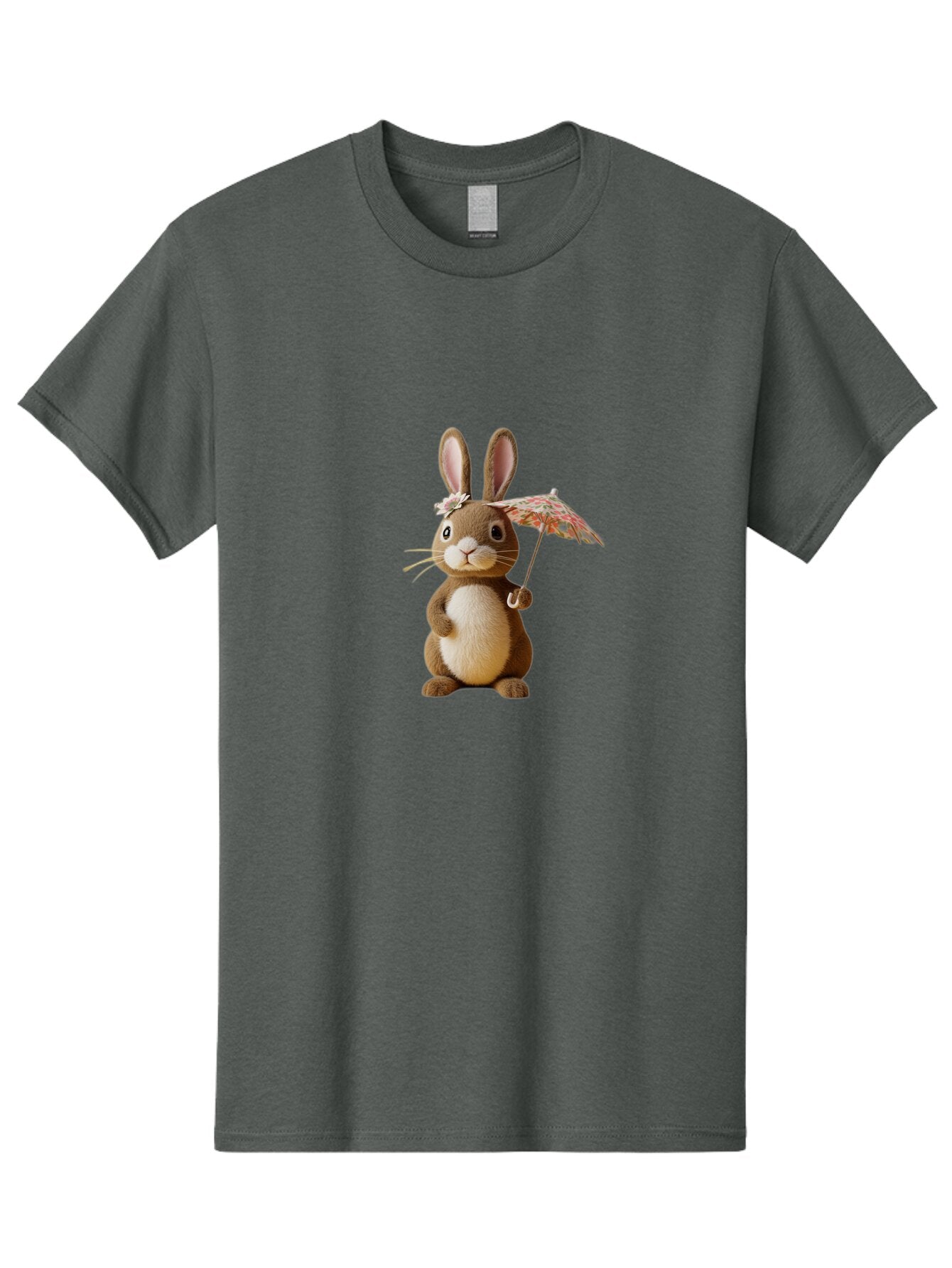 Rabbit-With-Parasol Men'S Graphic Tee, 100% Cotton, Comfortable Casual Summer Wear, Machine Washable, Vintage Camera, Old Camera, Antique Camera, Black Camera, Classic Photography, Photography Equipment, Nostalgic Device, Film Camera, Bar342 1