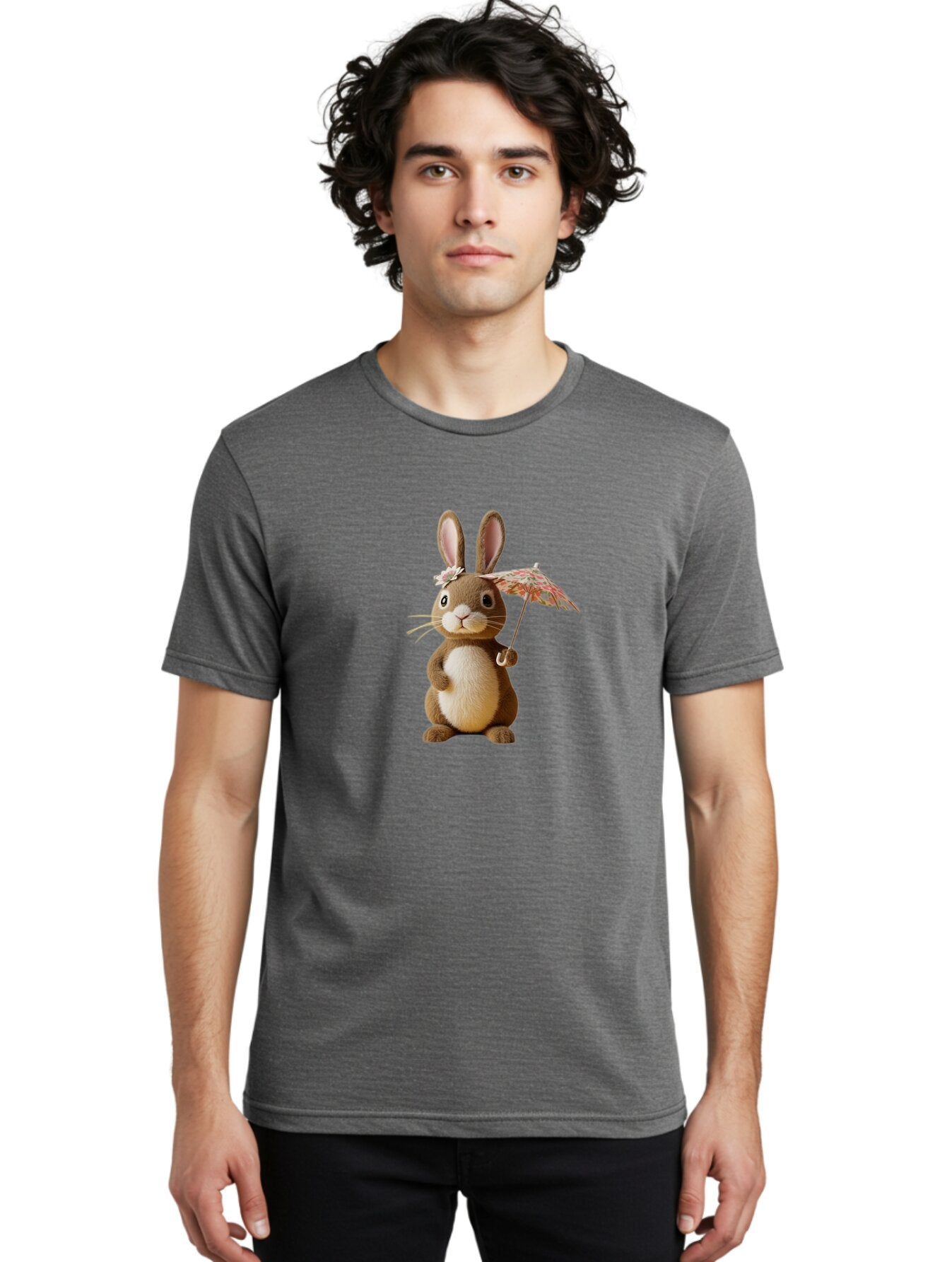 Rabbit-With-Parasol Men'S Graphic Tee, 100% Cotton, Comfortable Casual Summer Wear, Machine Washable, Vintage Camera, Old Camera, Antique Camera, Black Camera, Classic Photography, Photography Equipment, Nostalgic Device, Film Camera, Bar342 18