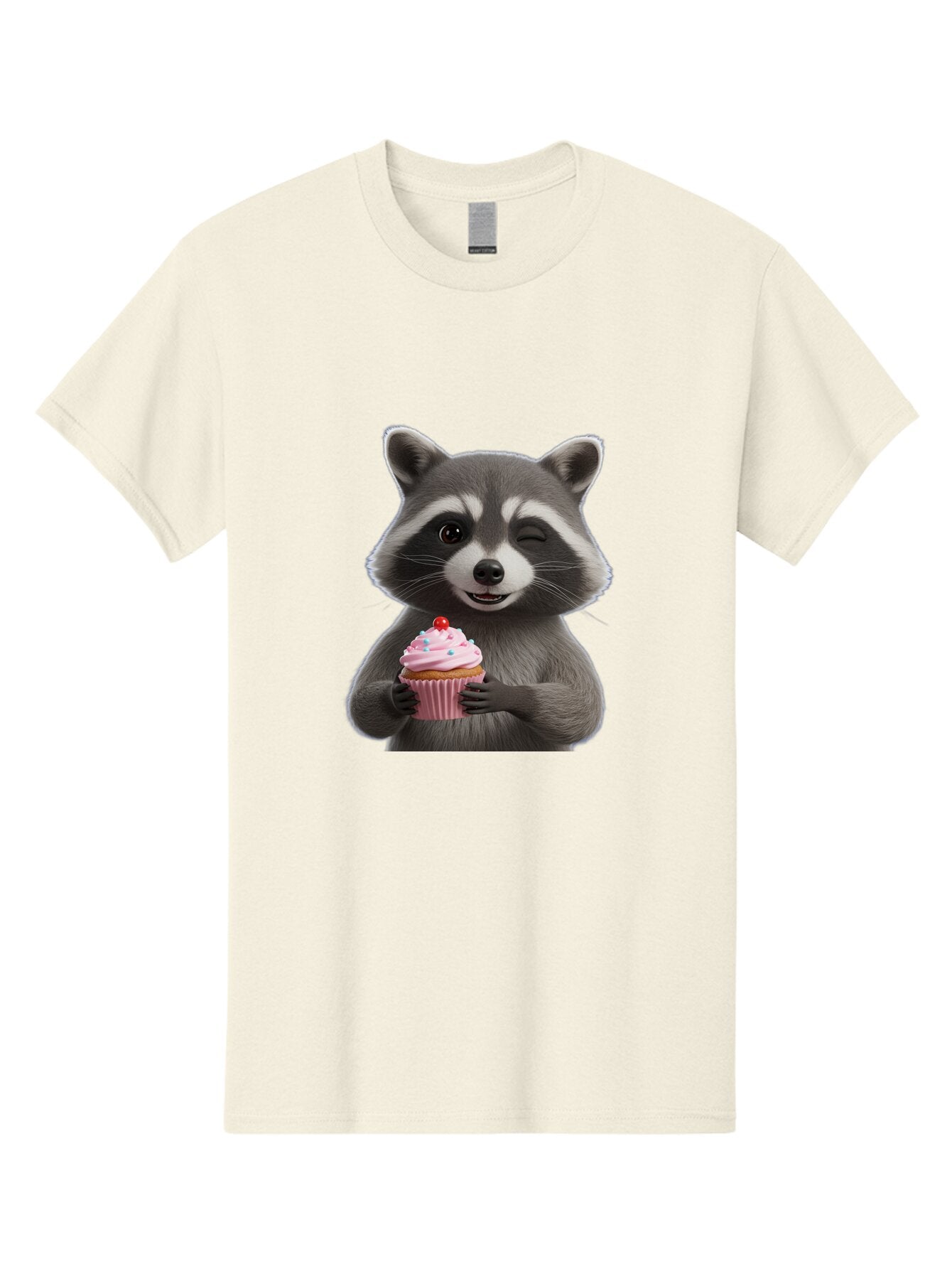 Raccoon-Cupcake Men'S Graphic Tee, 100% Cotton, Comfortable Casual Summer Wear, Machine Washable, Vintage Camera, Old Camera, Antique Camera, Black Camera, Classic Photography, Photography Equipment, Nostalgic Device, Film Camera, Camera Art Bar344 3