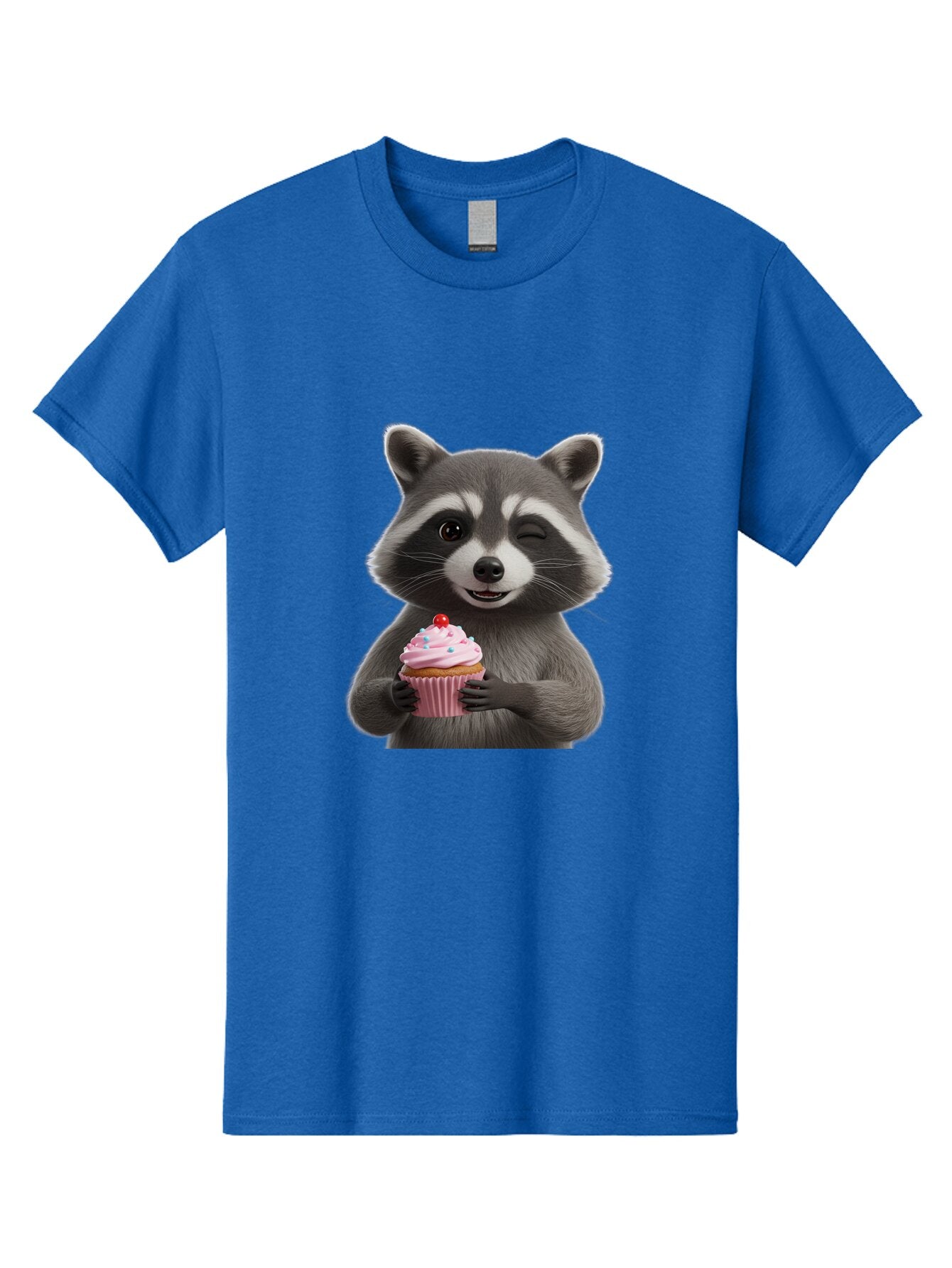 Raccoon-Cupcake Men'S Graphic Tee, 100% Cotton, Comfortable Casual Summer Wear, Machine Washable, Vintage Camera, Old Camera, Antique Camera, Black Camera, Classic Photography, Photography Equipment, Nostalgic Device, Film Camera, Camera Art Bar344 7