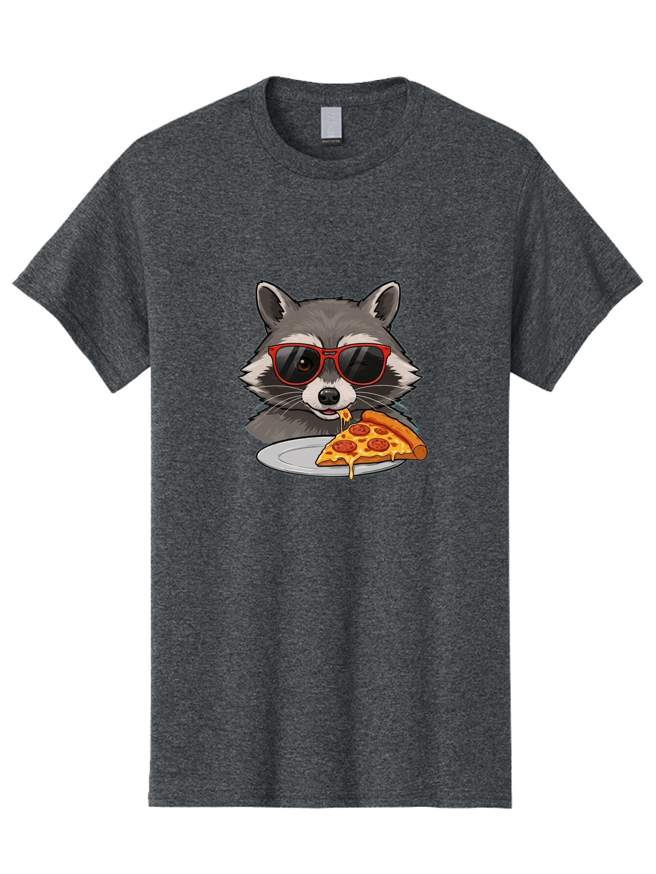 Raccoon-Eating-Pizza Men'S Graphic Tee, 100% Cotton, Comfortable Casual Summer Wear, Machine Washable, Vintage Camera, Old Camera, Antique Camera, Black Camera, Classic Photography, Photography Equipment, Nostalgic Device, Film Camera, Bar346 6