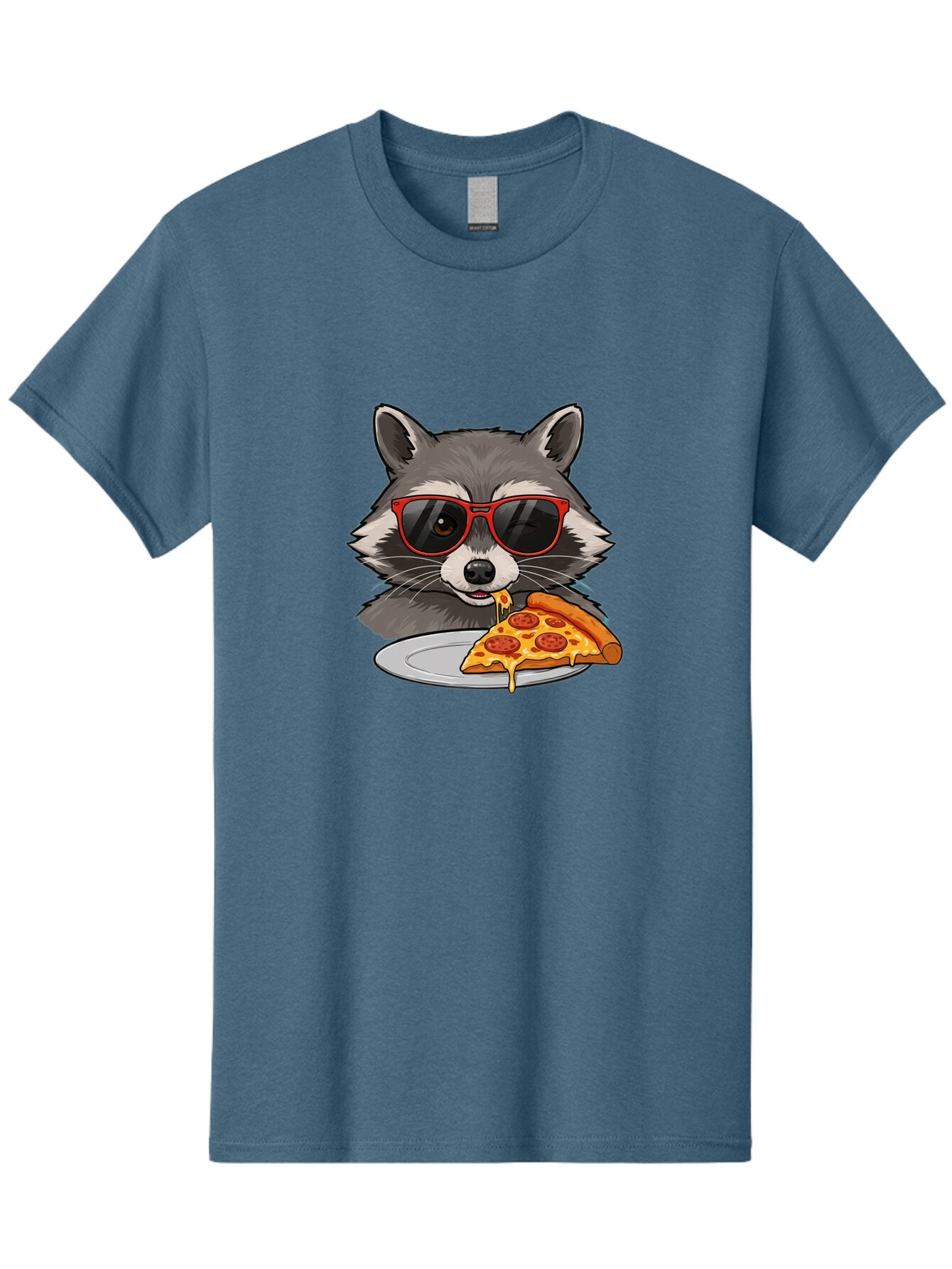 Raccoon-Eating-Pizza Men'S Graphic Tee, 100% Cotton, Comfortable Casual Summer Wear, Machine Washable, Vintage Camera, Old Camera, Antique Camera, Black Camera, Classic Photography, Photography Equipment, Nostalgic Device, Film Camera, Bar346 2