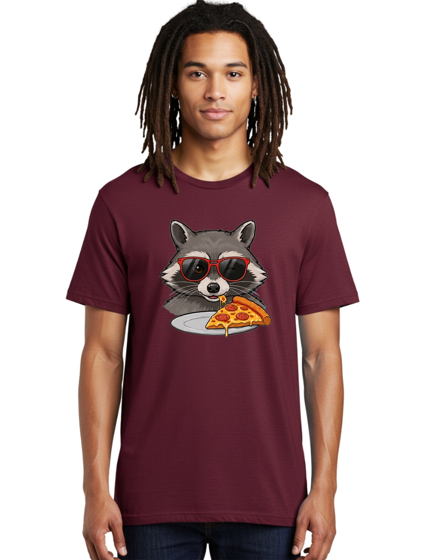 Raccoon-Eating-Pizza Men'S Graphic Tee, 100% Cotton, Comfortable Casual Summer Wear, Machine Washable, Vintage Camera, Old Camera, Antique Camera, Black Camera, Classic Photography, Photography Equipment, Nostalgic Device, Film Camera, Bar346 20