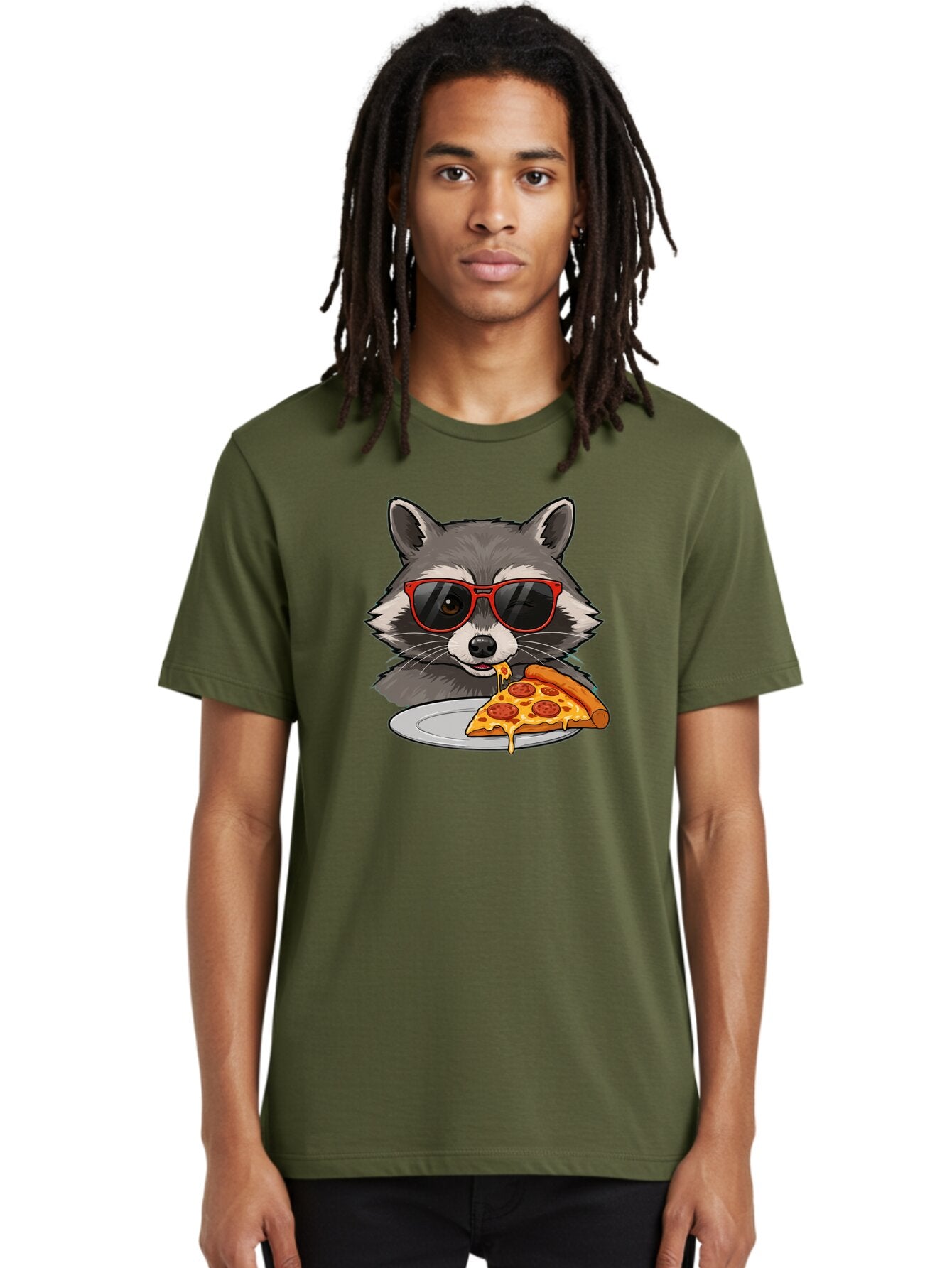 Raccoon-Eating-Pizza Men'S Graphic Tee, 100% Cotton, Comfortable Casual Summer Wear, Machine Washable, Vintage Camera, Old Camera, Antique Camera, Black Camera, Classic Photography, Photography Equipment, Nostalgic Device, Film Camera, Bar346 16