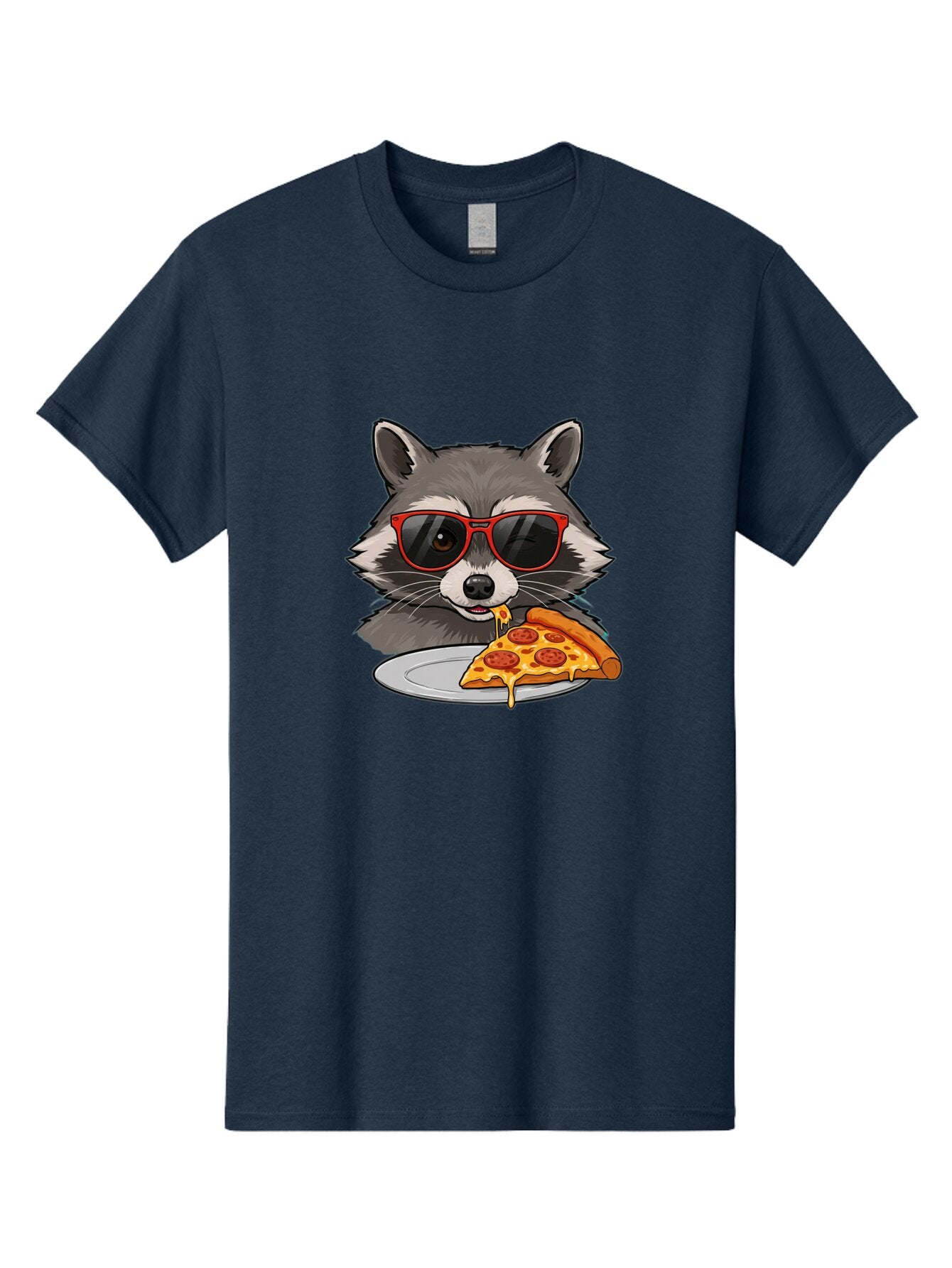 Raccoon-Eating-Pizza Men'S Graphic Tee, 100% Cotton, Comfortable Casual Summer Wear, Machine Washable, Vintage Camera, Old Camera, Antique Camera, Black Camera, Classic Photography, Photography Equipment, Nostalgic Device, Film Camera, Bar346 4