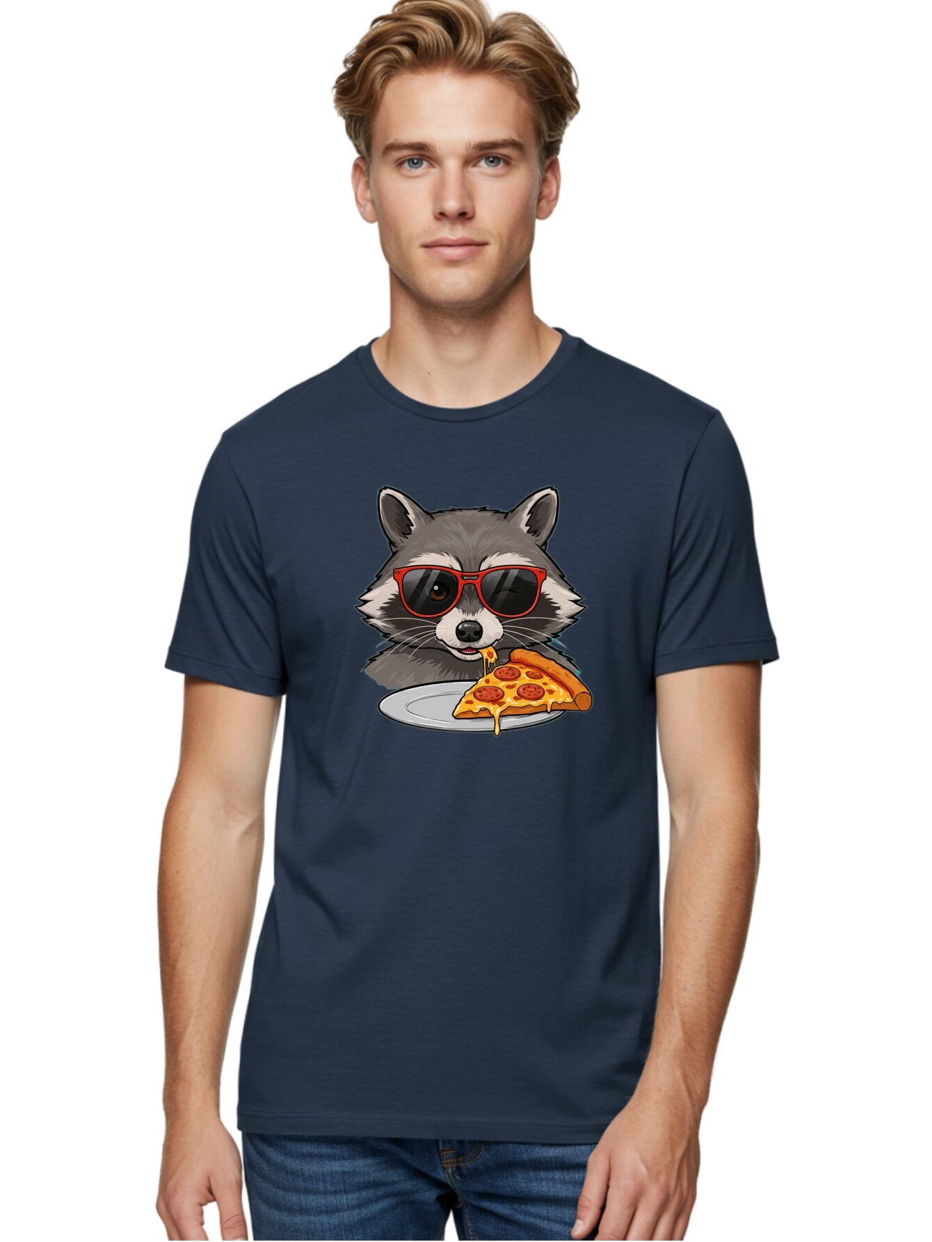 Raccoon-Eating-Pizza Men'S Graphic Tee, 100% Cotton, Comfortable Casual Summer Wear, Machine Washable, Vintage Camera, Old Camera, Antique Camera, Black Camera, Classic Photography, Photography Equipment, Nostalgic Device, Film Camera, Bar346 18