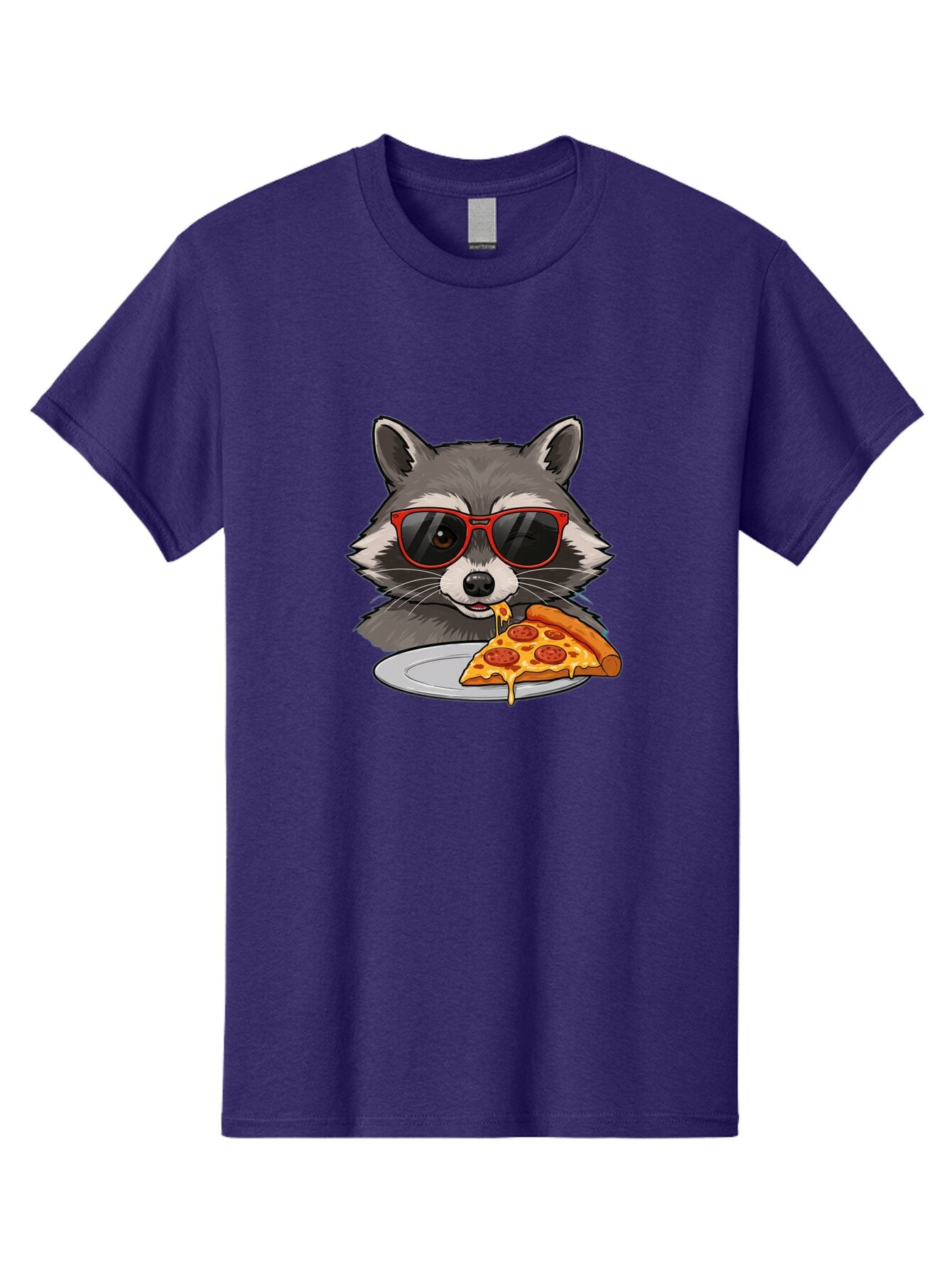 Raccoon-Eating-Pizza Men'S Graphic Tee, 100% Cotton, Comfortable Casual Summer Wear, Machine Washable, Vintage Camera, Old Camera, Antique Camera, Black Camera, Classic Photography, Photography Equipment, Nostalgic Device, Film Camera, Bar346 1