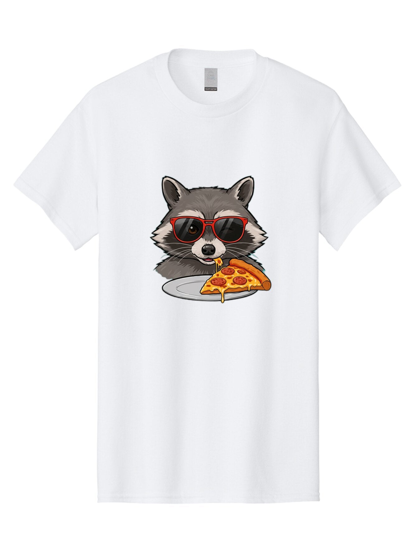 Raccoon-Eating-Pizza Men'S Graphic Tee, 100% Cotton, Comfortable Casual Summer Wear, Machine Washable, Vintage Camera, Old Camera, Antique Camera, Black Camera, Classic Photography, Photography Equipment, Nostalgic Device, Film Camera, Bar346 9