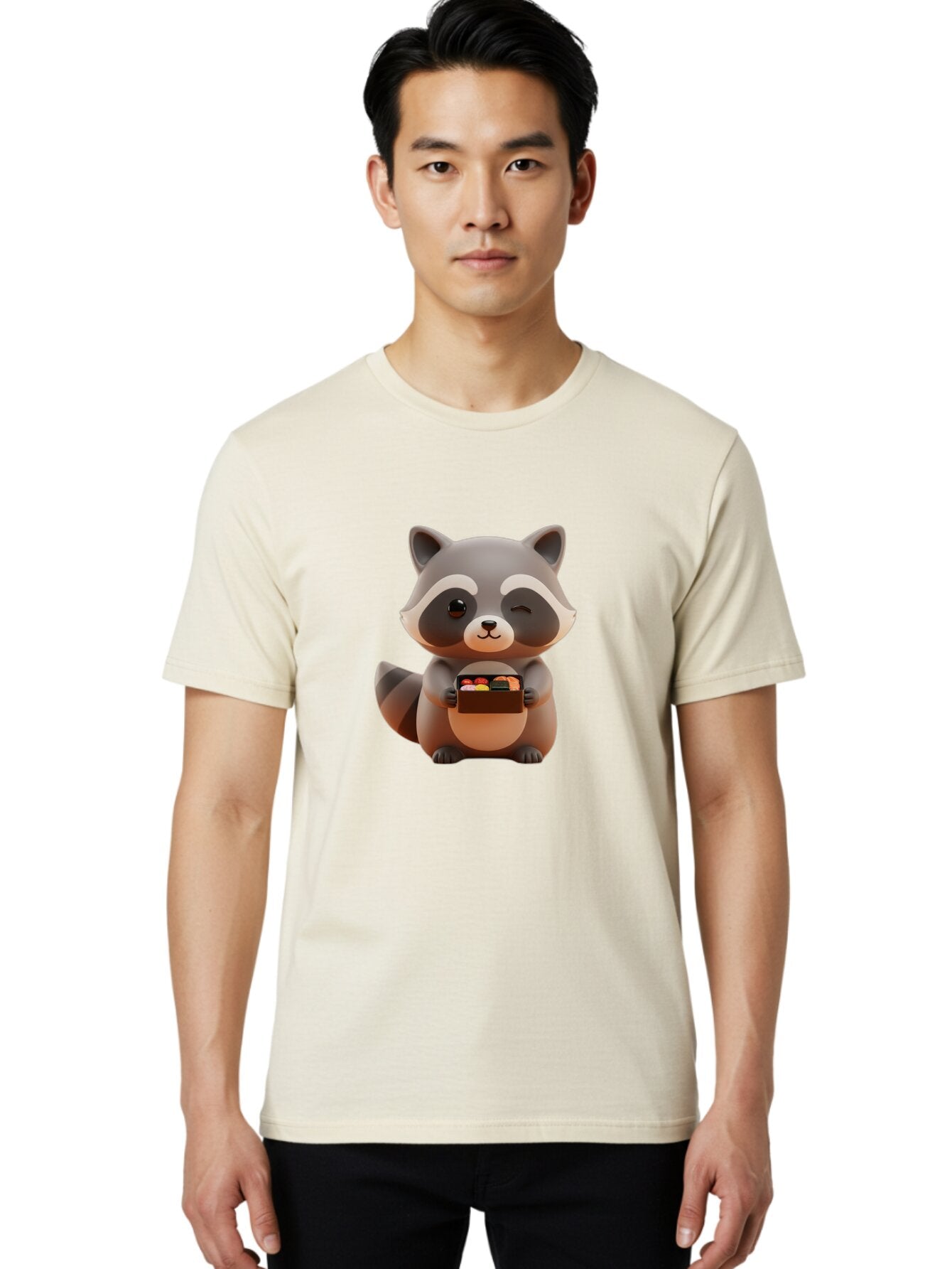 Raccoon-Gift Men'S Graphic Tee, 100% Cotton, Comfortable Casual Summer Wear, Machine Washable, Vintage Camera, Old Camera, Antique Camera, Black Camera, Classic Photography, Photography Equipment, Nostalgic Device, Film Camera, Camera Art Bar348 23