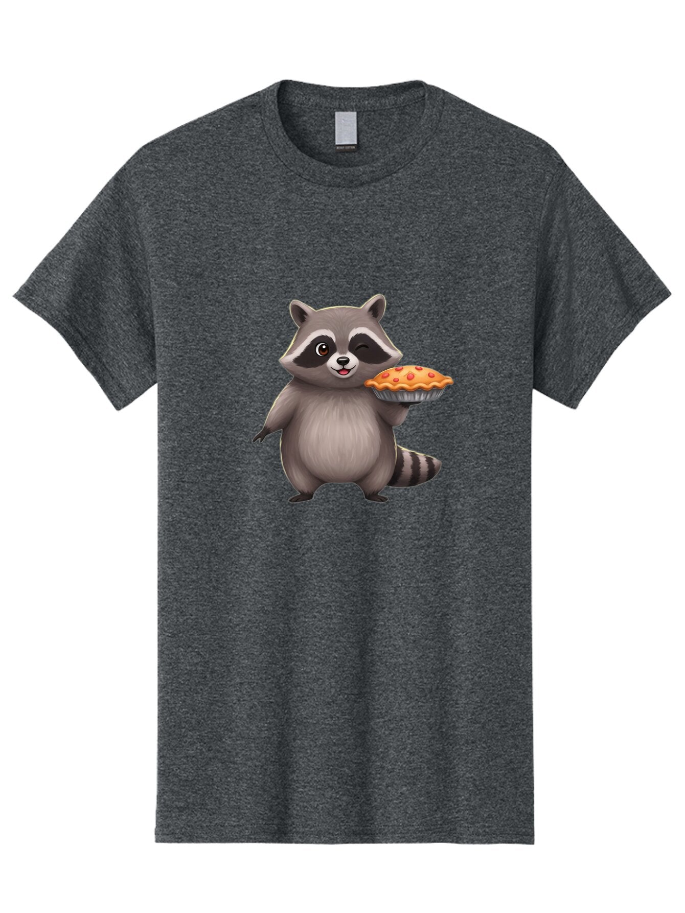 Raccoon-Holding-A-Pie Men'S Graphic Tee, 100% Cotton, Comfortable Casual Summer Wear, Machine Washable, Vintage Camera, Old Camera, Antique Camera, Black Camera, Classic Photography, Photography Equipment, Nostalgic Device, Film Camera, Bar349 9