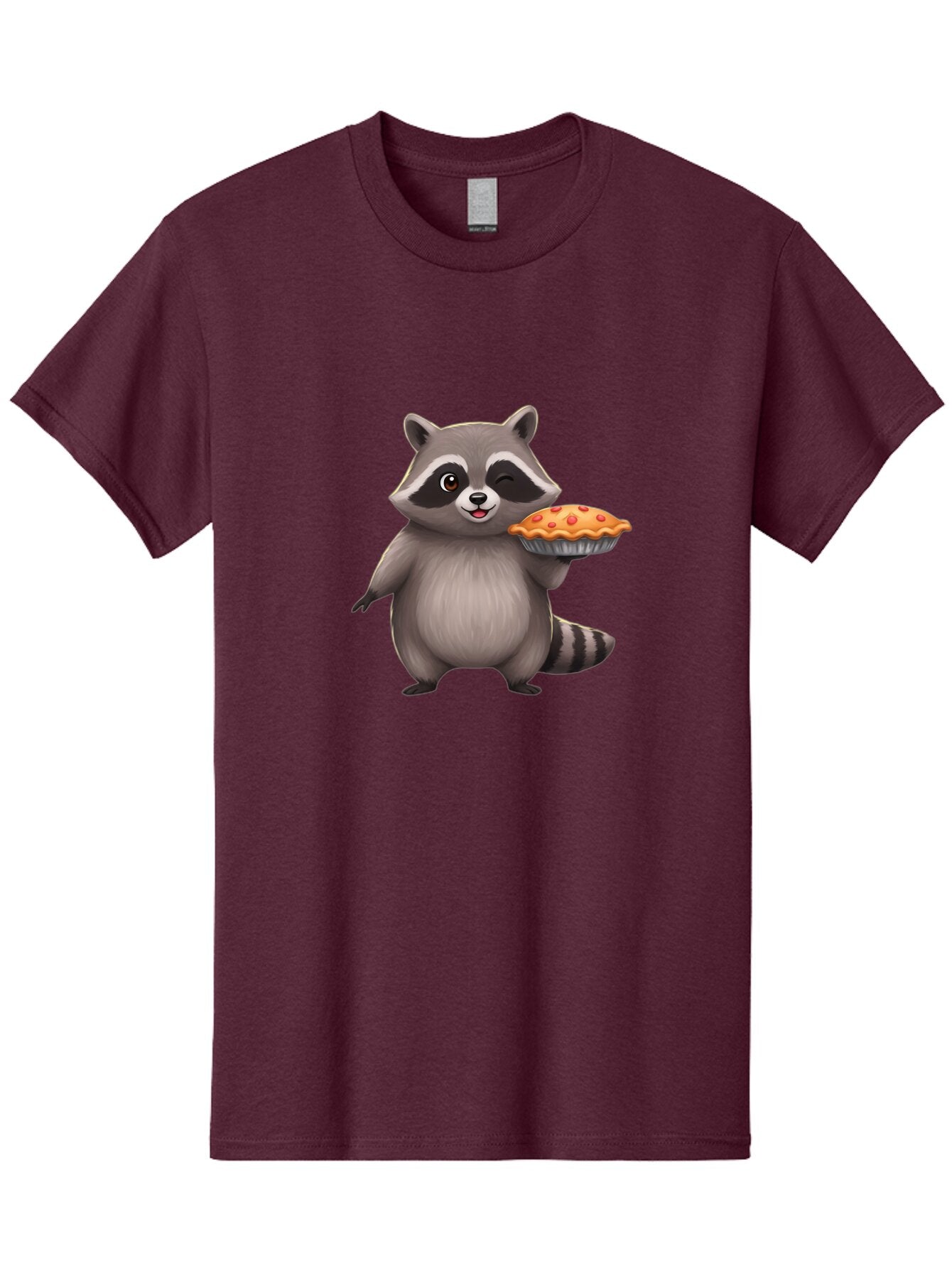 Raccoon-Holding-A-Pie Men'S Graphic Tee, 100% Cotton, Comfortable Casual Summer Wear, Machine Washable, Vintage Camera, Old Camera, Antique Camera, Black Camera, Classic Photography, Photography Equipment, Nostalgic Device, Film Camera, Bar349 8