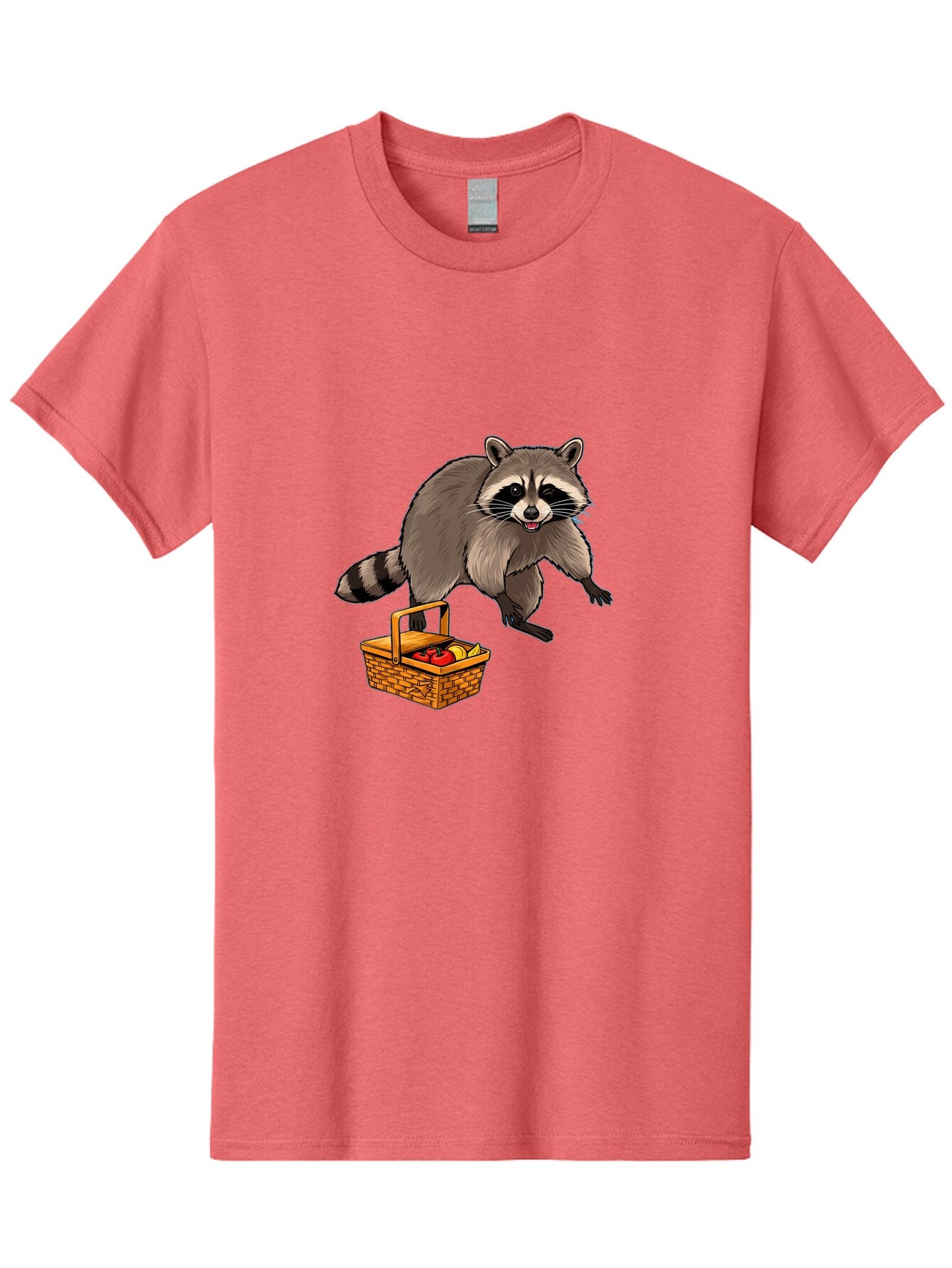 Raccoon-With-Picnic-Basket Men'S Graphic Tee, 100% Cotton, Comfortable Casual Summer Wear, Machine Washable, Vintage Camera, Old Camera, Antique Camera, Black Camera, Classic Photography, Photography Equipment, Nostalgic Device, Film Camera, Bar352 14
