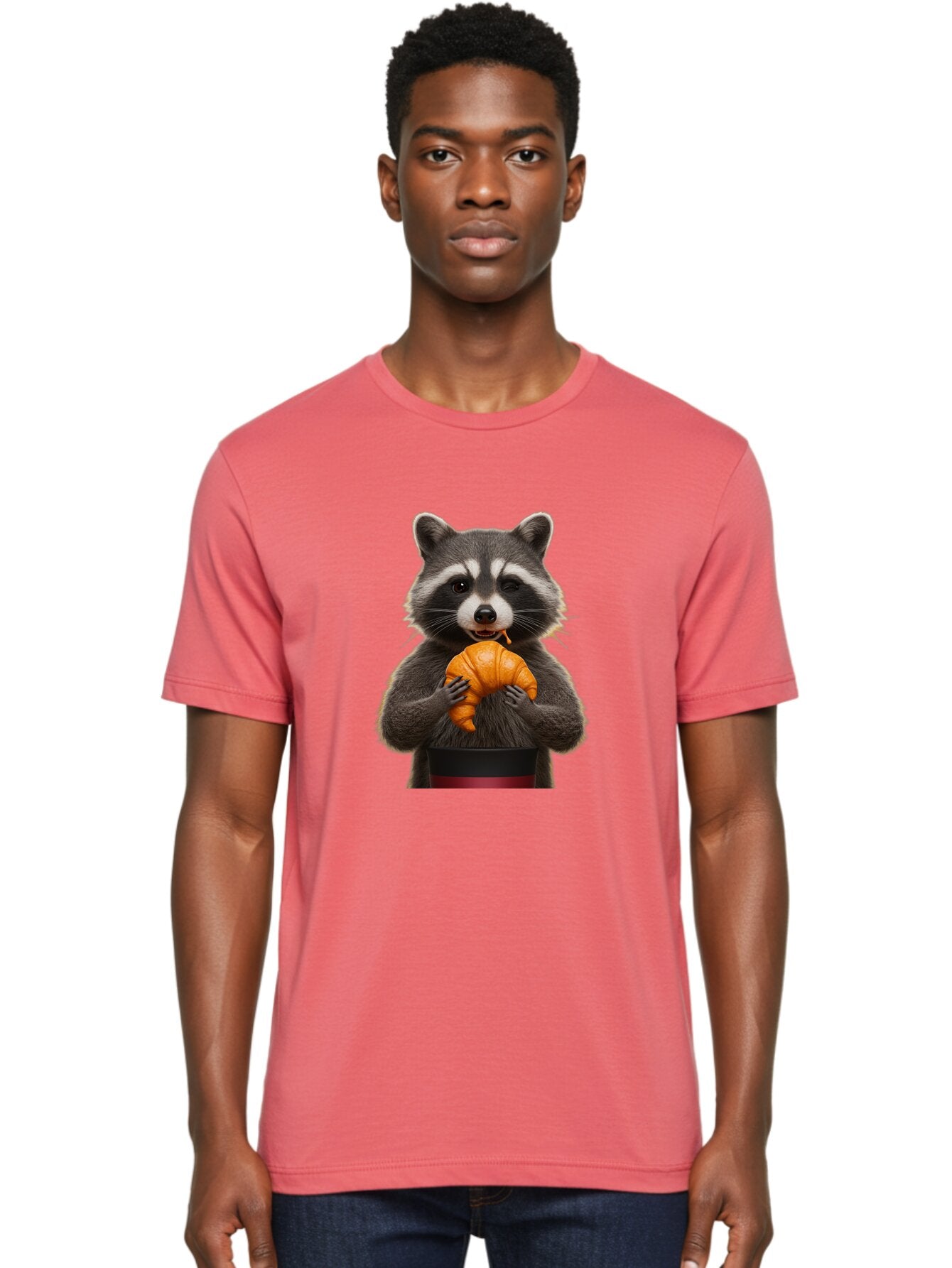 Raccoon-With-Pumpkin Men'S Graphic Tee, 100% Cotton, Comfortable Casual Summer Wear, Machine Washable, Vintage Camera, Old Camera, Antique Camera, Black Camera, Classic Photography, Photography Equipment, Nostalgic Device, Film Camera, Bar354 29
