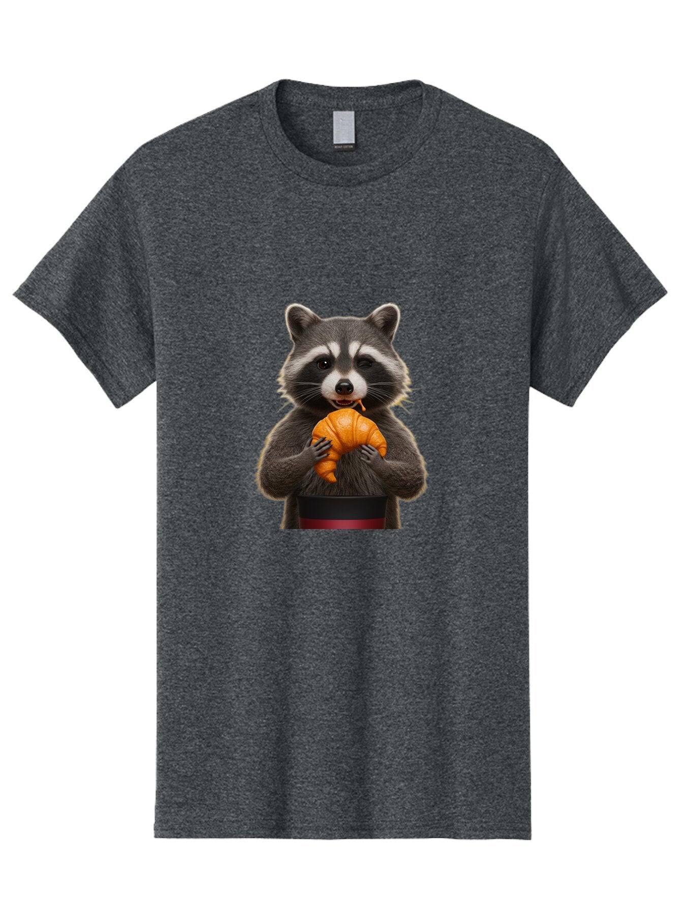 Raccoon-With-Pumpkin Men'S Graphic Tee, 100% Cotton, Comfortable Casual Summer Wear, Machine Washable, Vintage Camera, Old Camera, Antique Camera, Black Camera, Classic Photography, Photography Equipment, Nostalgic Device, Film Camera, Bar354 5