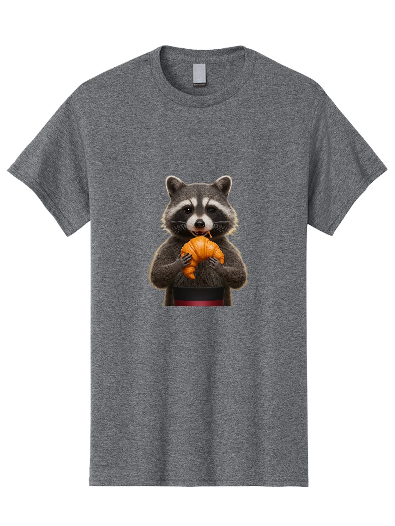 Raccoon-With-Pumpkin Men'S Graphic Tee, 100% Cotton, Comfortable Casual Summer Wear, Machine Washable, Vintage Camera, Old Camera, Antique Camera, Black Camera, Classic Photography, Photography Equipment, Nostalgic Device, Film Camera, Bar354 6