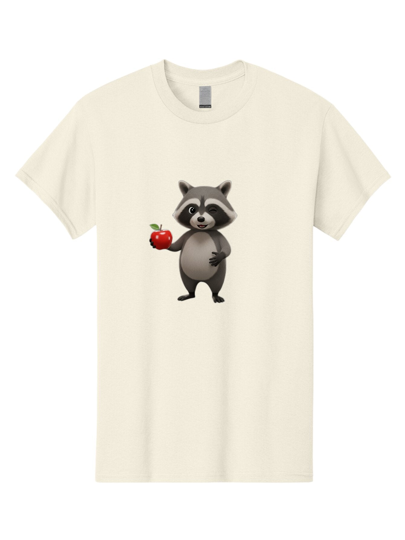 Raccoon-With-Red-Apple Men'S Graphic Tee, 100% Cotton, Comfortable Casual Summer Wear, Machine Washable, Vintage Camera, Old Camera, Antique Camera, Black Camera, Classic Photography, Photography Equipment, Nostalgic Device, Film Camera, Bar355 12