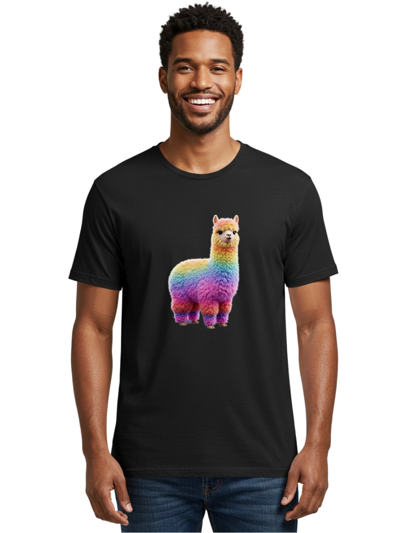 Rainbow-Alpaca Men'S Graphic Tee, 100% Cotton, Comfortable Casual Summer Wear, Machine Washable, Vintage Camera, Old Camera, Antique Camera, Black Camera, Classic Photography, Photography Equipment, Nostalgic Device, Film Camera, Camera Art Bar357 30