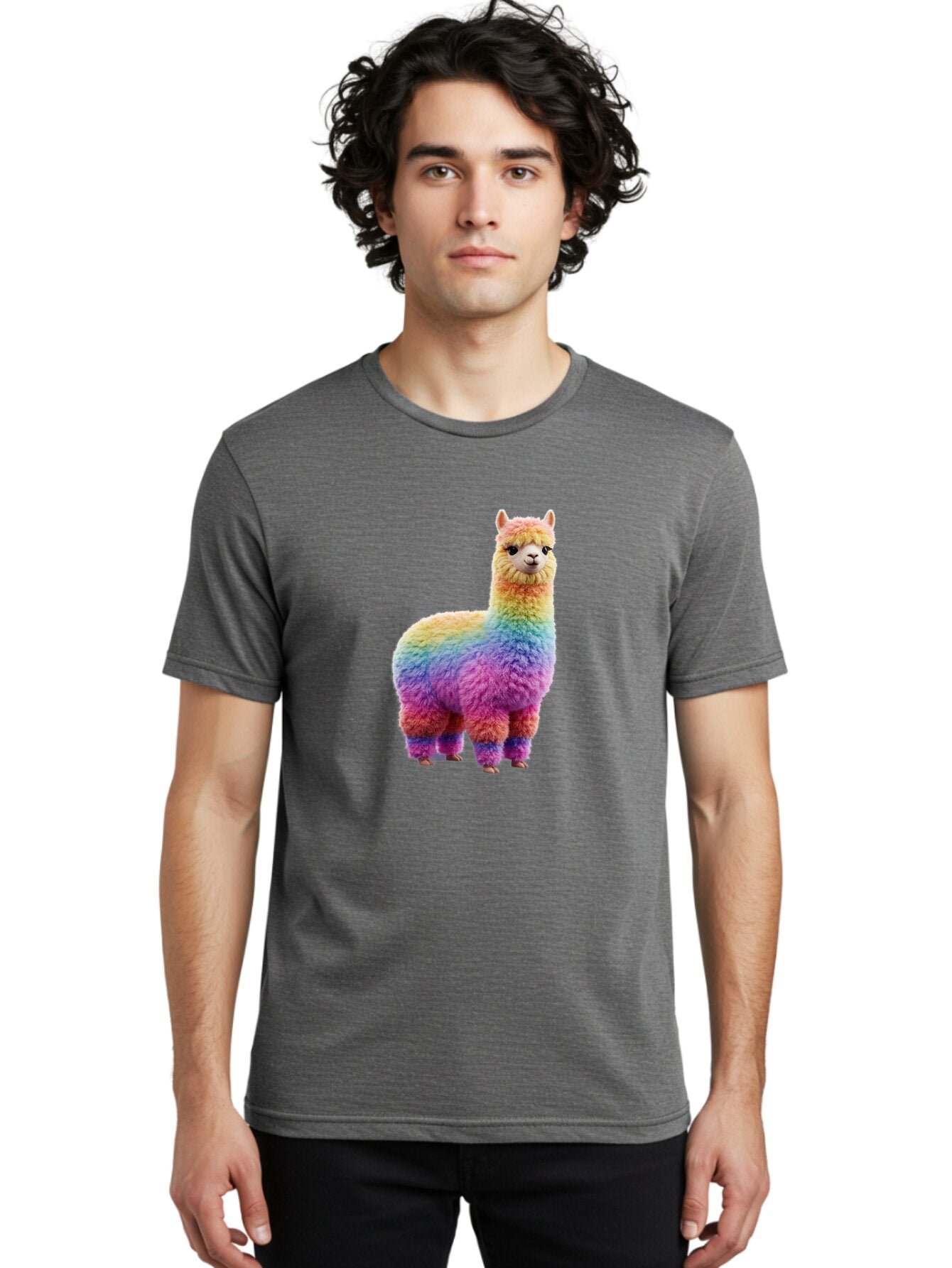 Rainbow-Alpaca Men'S Graphic Tee, 100% Cotton, Comfortable Casual Summer Wear, Machine Washable, Vintage Camera, Old Camera, Antique Camera, Black Camera, Classic Photography, Photography Equipment, Nostalgic Device, Film Camera, Camera Art Bar357 25