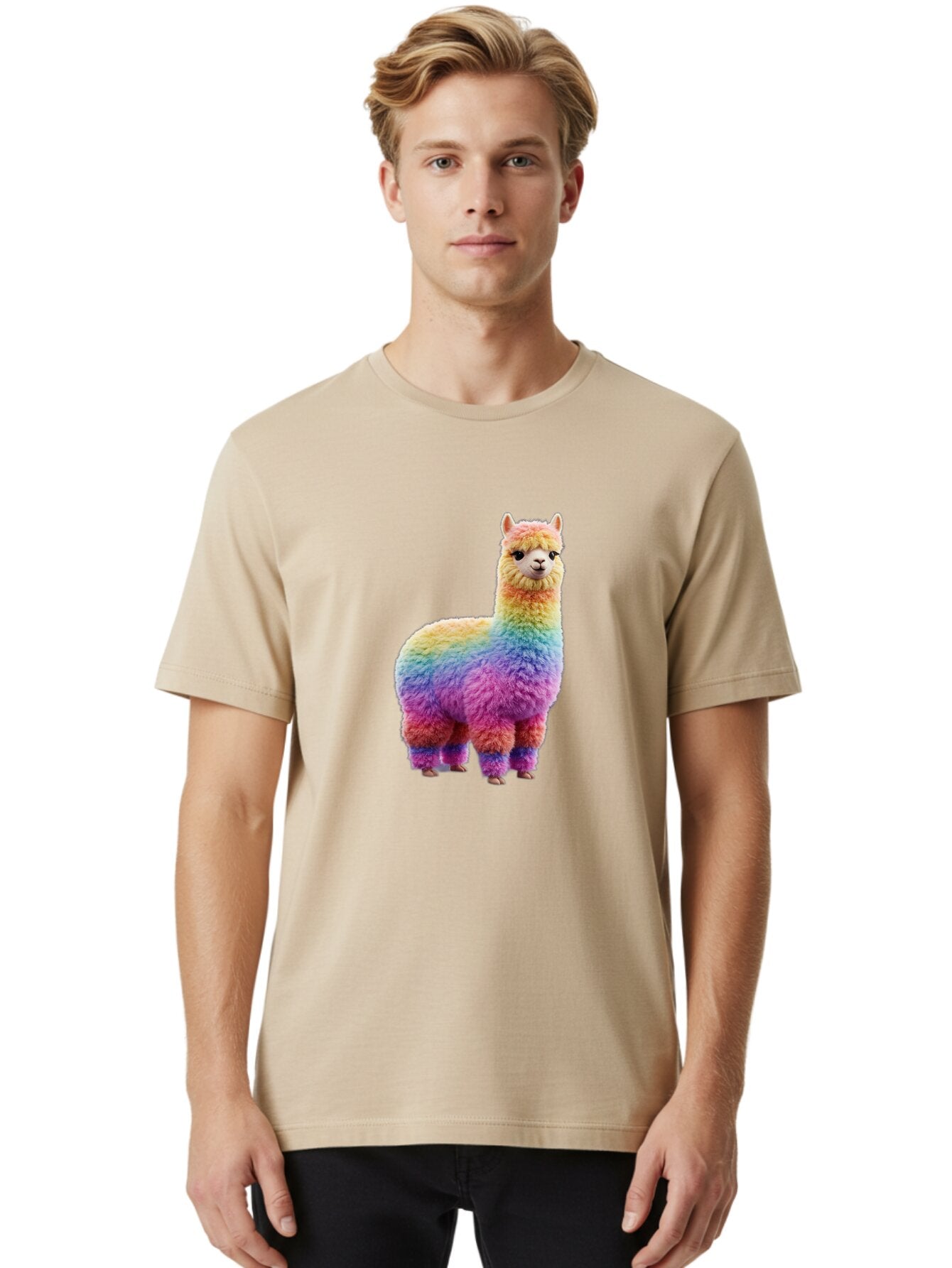 Rainbow-Alpaca Men'S Graphic Tee, 100% Cotton, Comfortable Casual Summer Wear, Machine Washable, Vintage Camera, Old Camera, Antique Camera, Black Camera, Classic Photography, Photography Equipment, Nostalgic Device, Film Camera, Camera Art Bar357 27