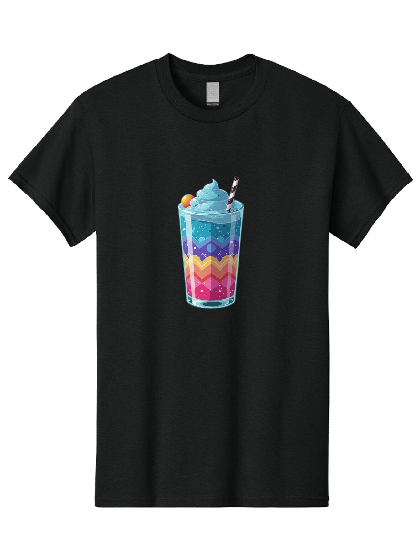 Rainbow-Milkshake Men'S Graphic Tee, 100% Cotton, Comfortable Casual Summer Wear, Machine Washable, Vintage Camera, Old Camera, Antique Camera, Black Camera, Classic Photography, Photography Equipment, Nostalgic Device, Film Camera, Camera Art Bar358 12