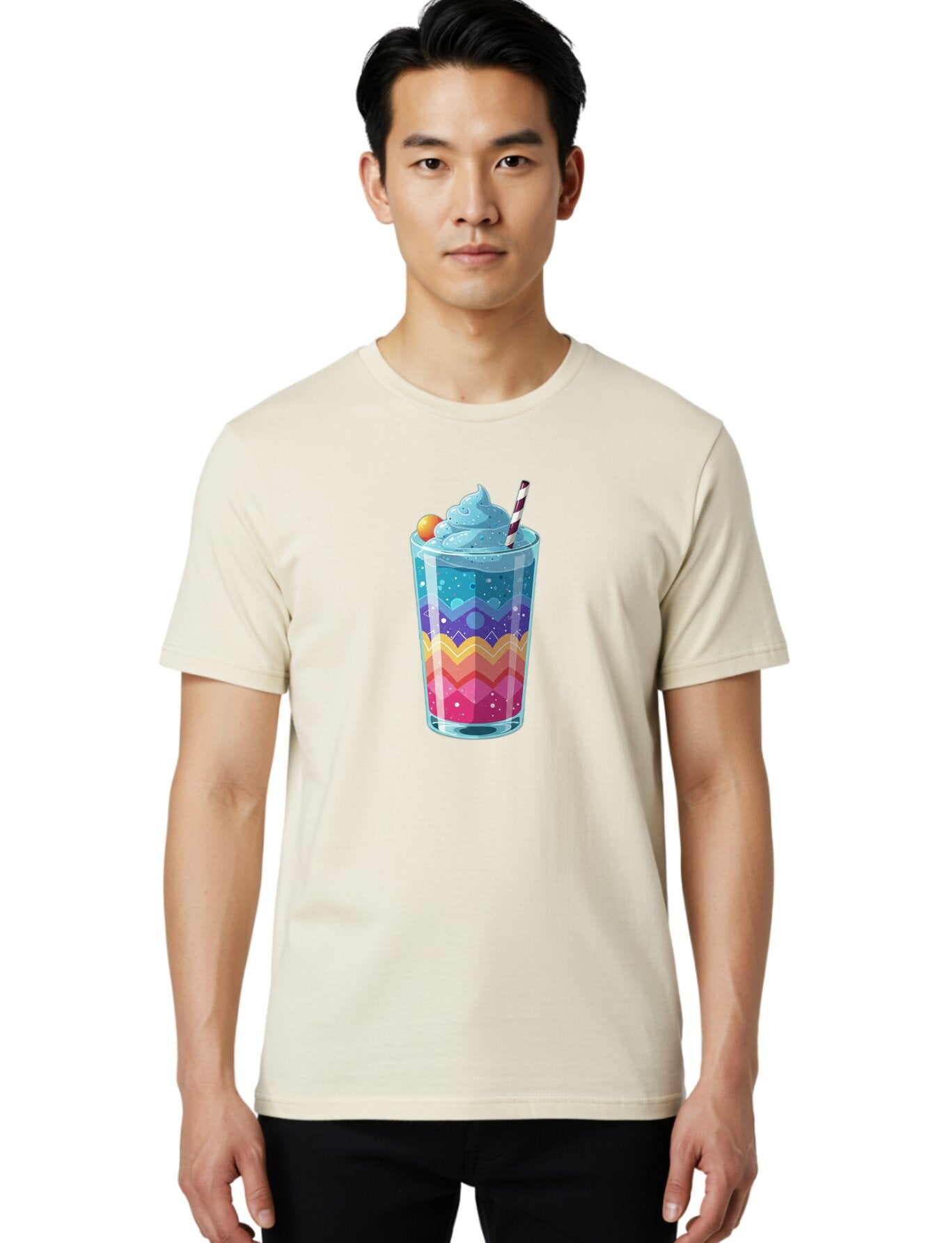 Rainbow-Milkshake Men'S Graphic Tee, 100% Cotton, Comfortable Casual Summer Wear, Machine Washable, Vintage Camera, Old Camera, Antique Camera, Black Camera, Classic Photography, Photography Equipment, Nostalgic Device, Film Camera, Camera Art Bar358 26