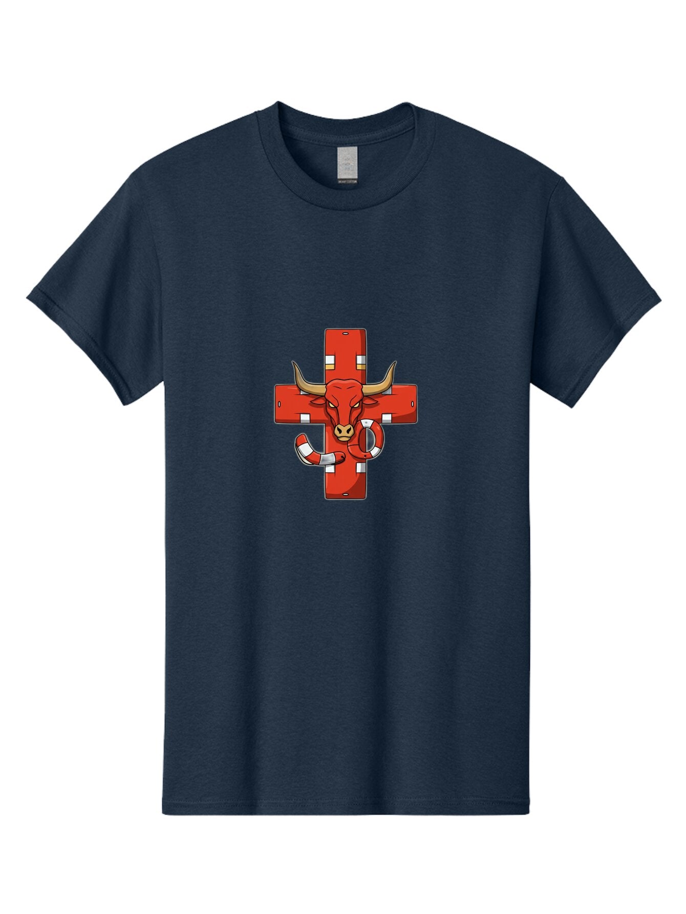 Red-Cross-Bull Men'S Graphic Tee, 100% Cotton, Comfortable Casual Summer Wear, Machine Washable, Vintage Camera, Old Camera, Antique Camera, Black Camera, Classic Photography, Photography Equipment, Nostalgic Device, Film Camera, Camera Art Bar365 10