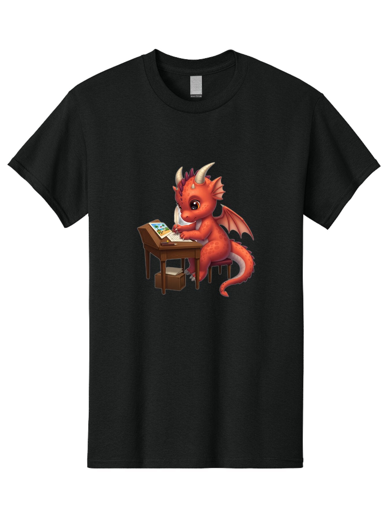 Red-Dragon-Writing Men'S Graphic Tee, 100% Cotton, Comfortable Casual Summer Wear, Machine Washable, Vintage Camera, Old Camera, Antique Camera, Black Camera, Classic Photography, Photography Equipment, Nostalgic Device, Film Camera, Bar366 5