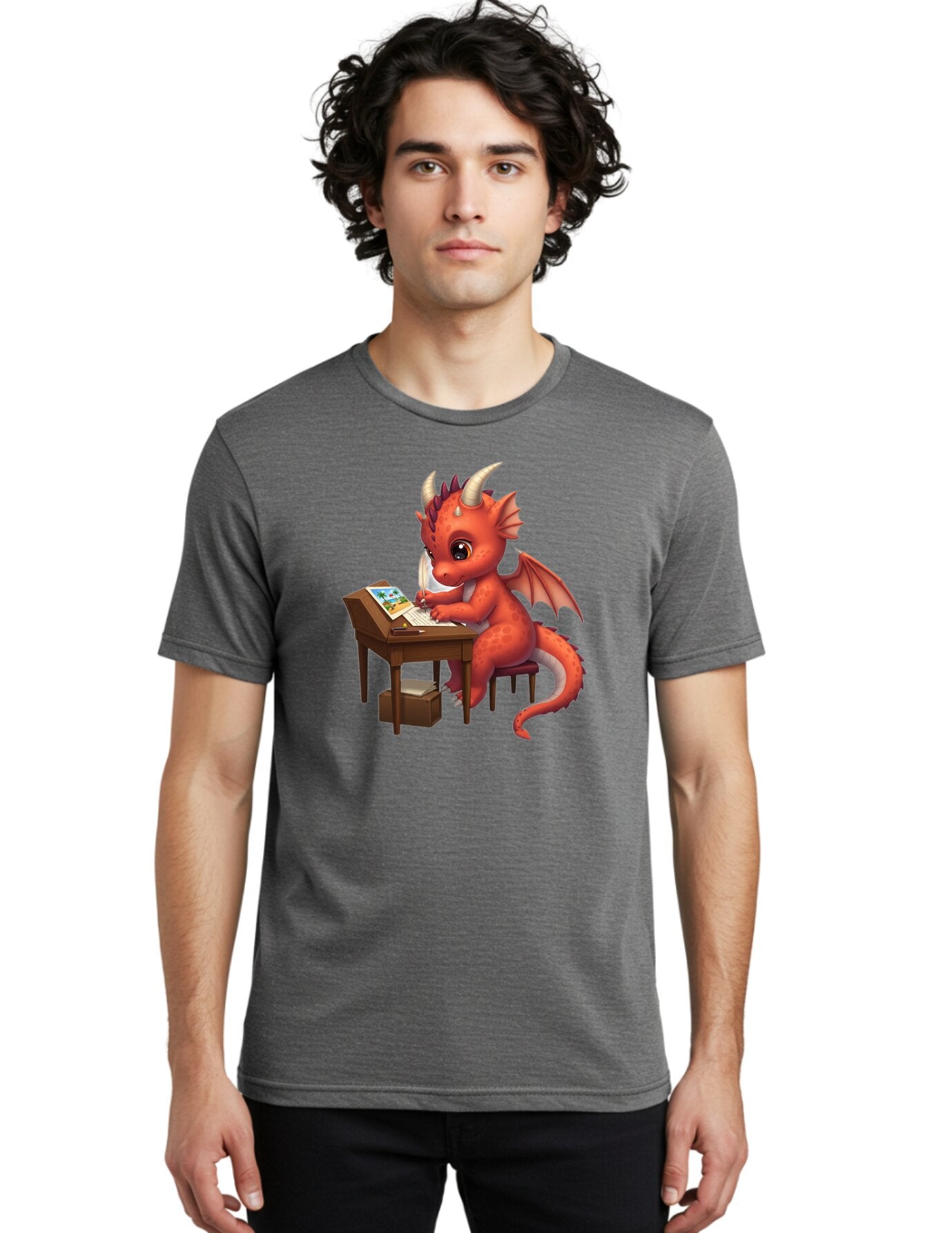 Red-Dragon-Writing Men'S Graphic Tee, 100% Cotton, Comfortable Casual Summer Wear, Machine Washable, Vintage Camera, Old Camera, Antique Camera, Black Camera, Classic Photography, Photography Equipment, Nostalgic Device, Film Camera, Bar366 19