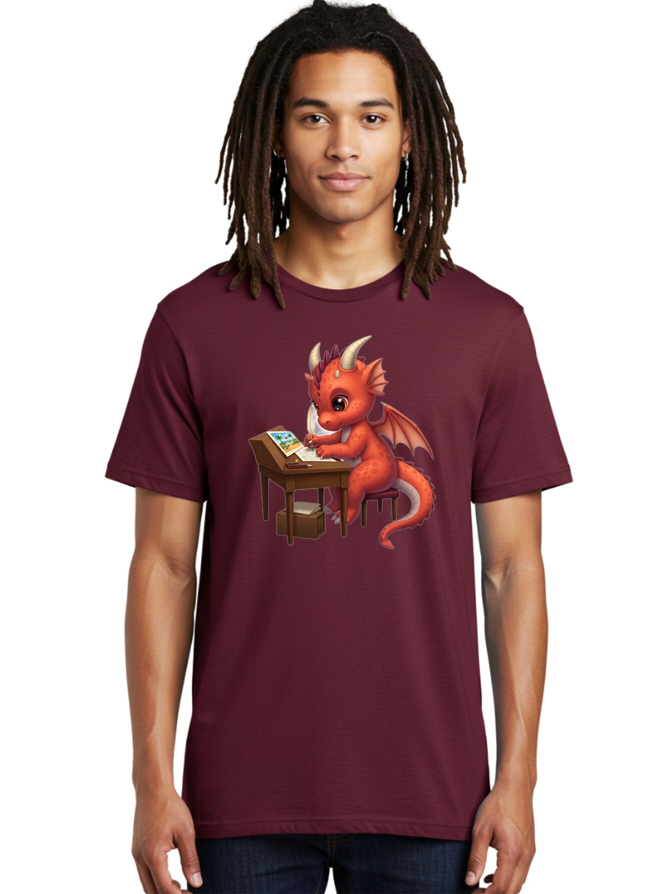 Red-Dragon-Writing Men'S Graphic Tee, 100% Cotton, Comfortable Casual Summer Wear, Machine Washable, Vintage Camera, Old Camera, Antique Camera, Black Camera, Classic Photography, Photography Equipment, Nostalgic Device, Film Camera, Bar366 21
