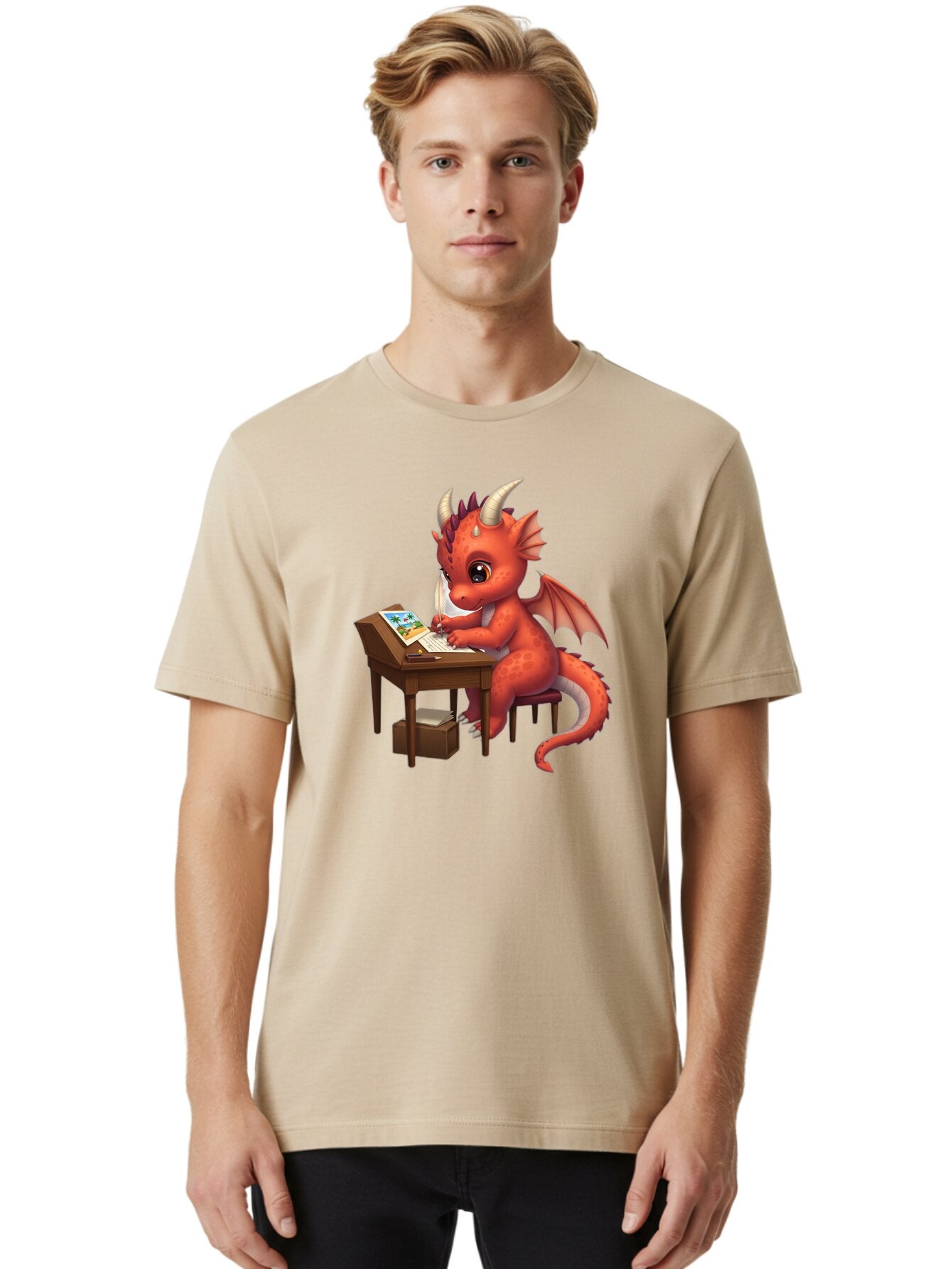 Red-Dragon-Writing Men'S Graphic Tee, 100% Cotton, Comfortable Casual Summer Wear, Machine Washable, Vintage Camera, Old Camera, Antique Camera, Black Camera, Classic Photography, Photography Equipment, Nostalgic Device, Film Camera, Bar366 26