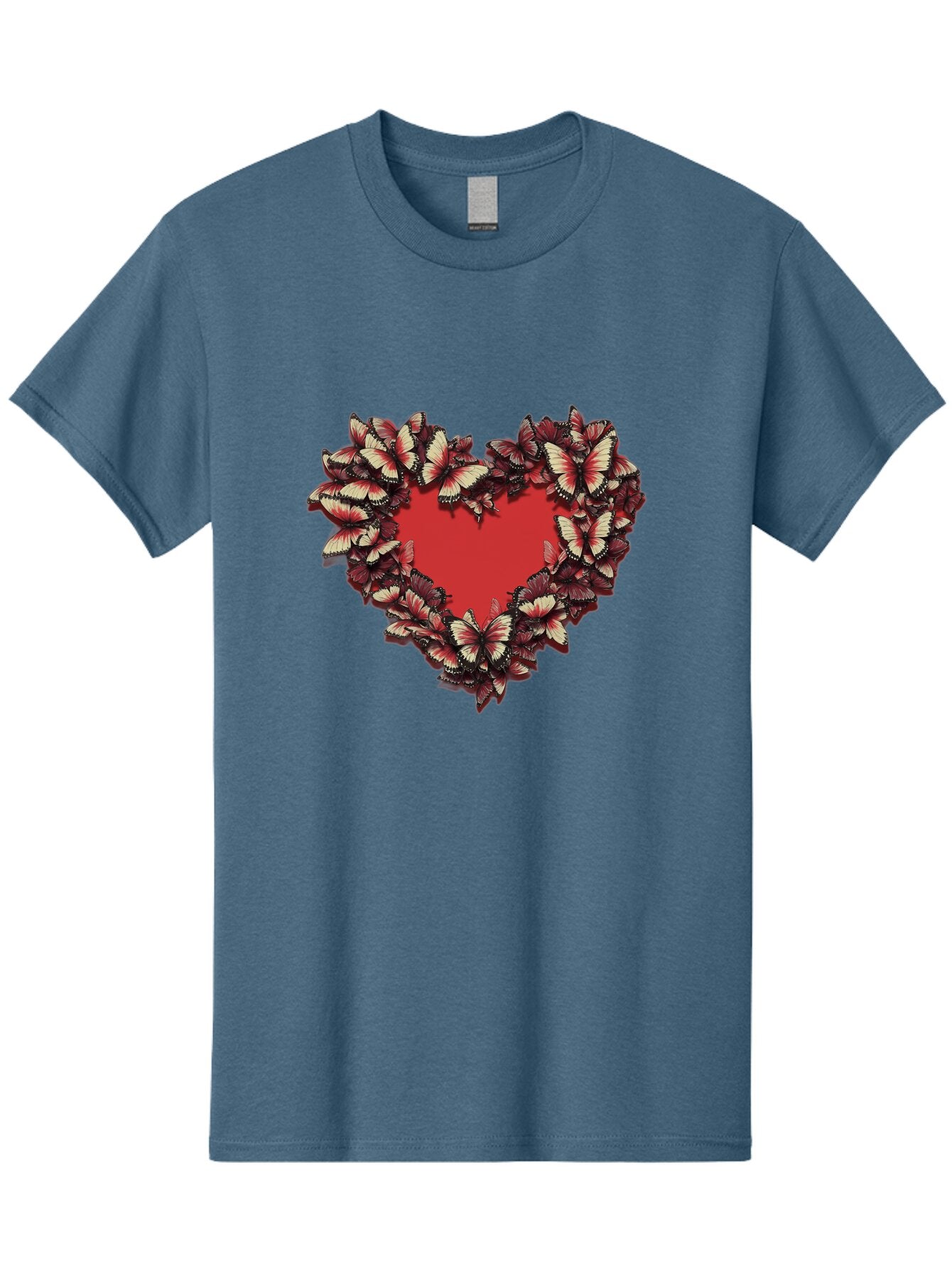 Red-Heart-Butterflies Men'S Graphic Tee, 100% Cotton, Comfortable Casual Summer Wear, Machine Washable, Vintage Camera, Old Camera, Antique Camera, Black Camera, Classic Photography, Photography Equipment, Nostalgic Device, Film Camera, Bar367 13