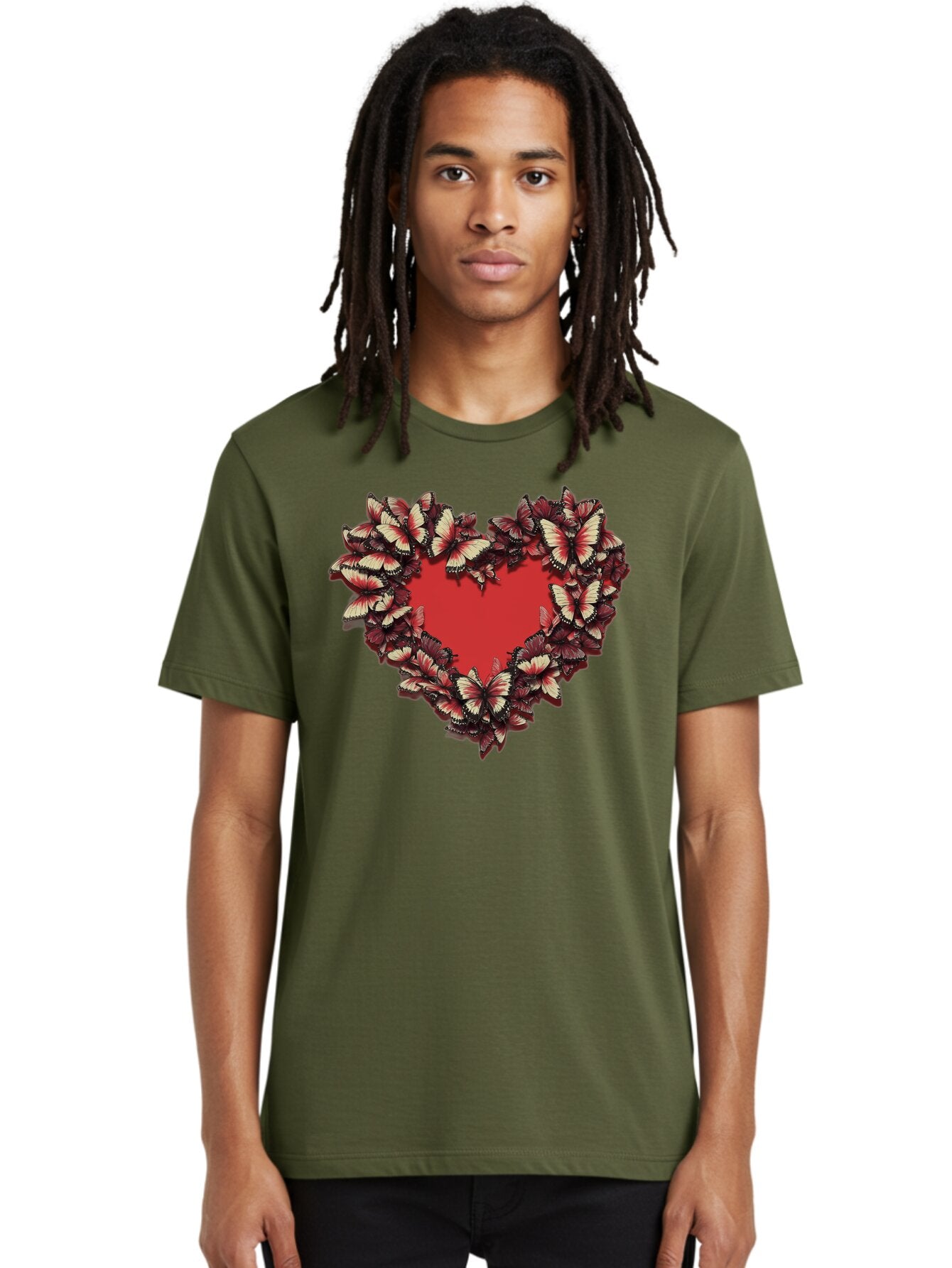 Red-Heart-Butterflies Men'S Graphic Tee, 100% Cotton, Comfortable Casual Summer Wear, Machine Washable, Vintage Camera, Old Camera, Antique Camera, Black Camera, Classic Photography, Photography Equipment, Nostalgic Device, Film Camera, Bar367 26