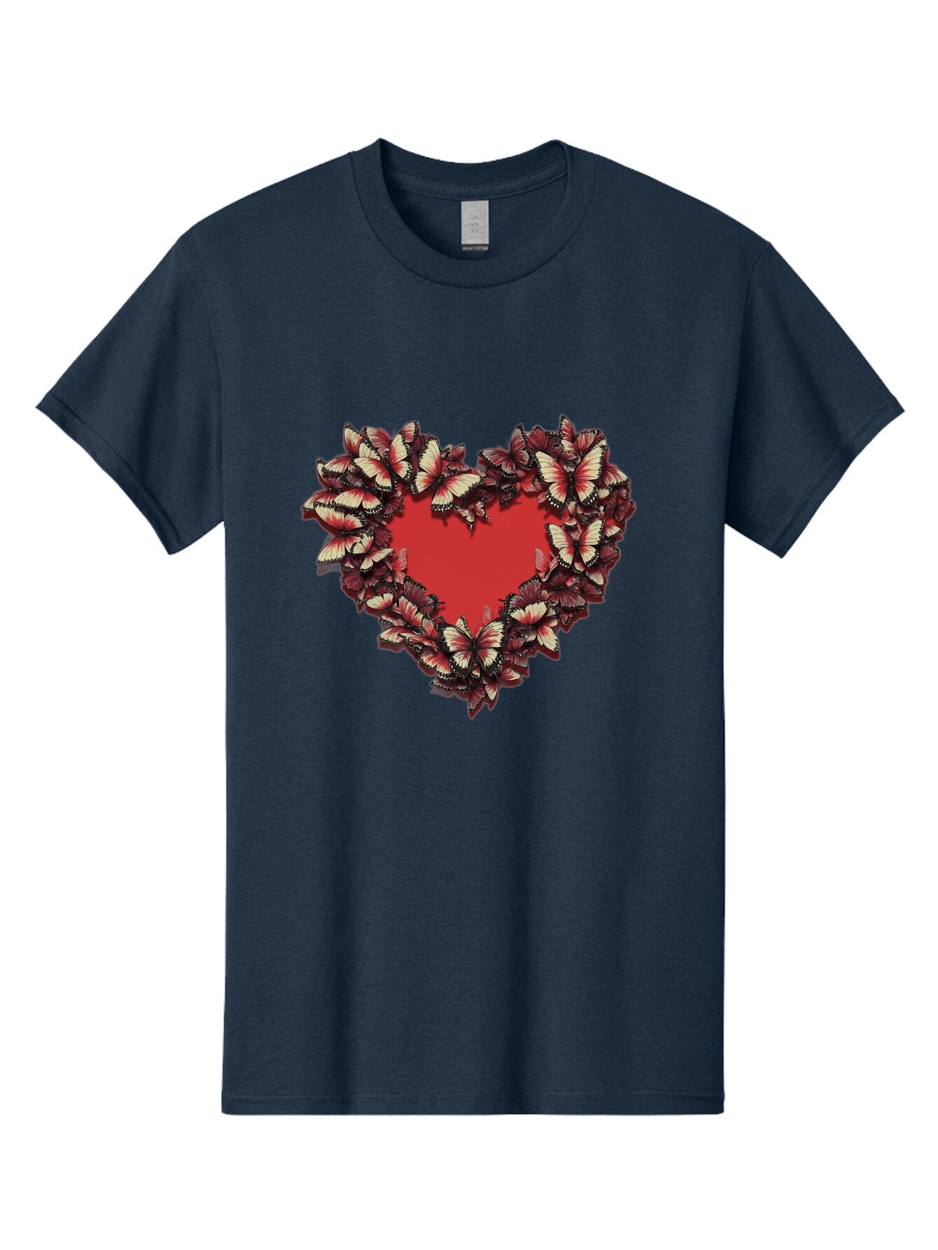 Red-Heart-Butterflies Men'S Graphic Tee, 100% Cotton, Comfortable Casual Summer Wear, Machine Washable, Vintage Camera, Old Camera, Antique Camera, Black Camera, Classic Photography, Photography Equipment, Nostalgic Device, Film Camera, Bar367 5