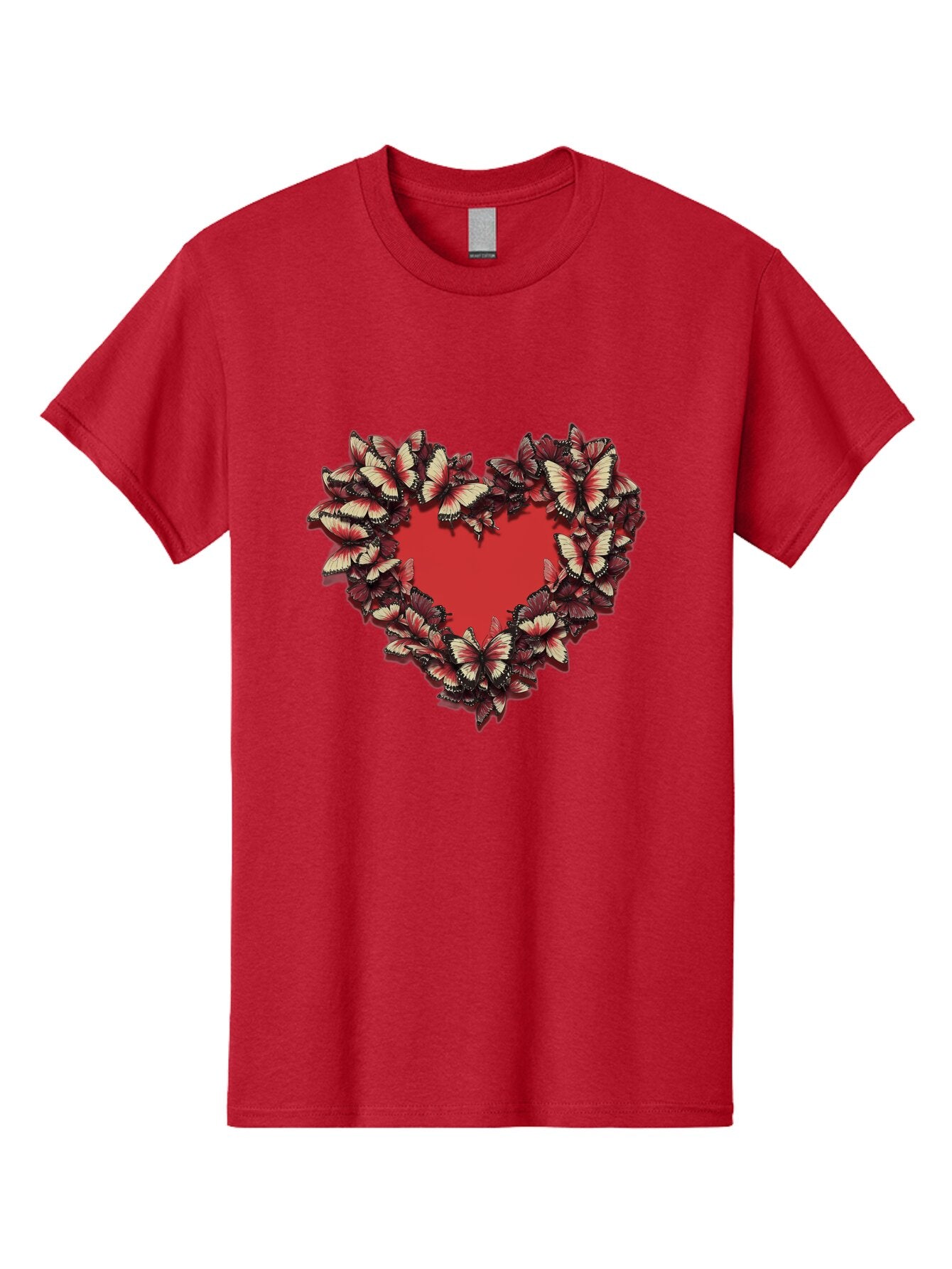 Red-Heart-Butterflies Men'S Graphic Tee, 100% Cotton, Comfortable Casual Summer Wear, Machine Washable, Vintage Camera, Old Camera, Antique Camera, Black Camera, Classic Photography, Photography Equipment, Nostalgic Device, Film Camera, Bar367 7