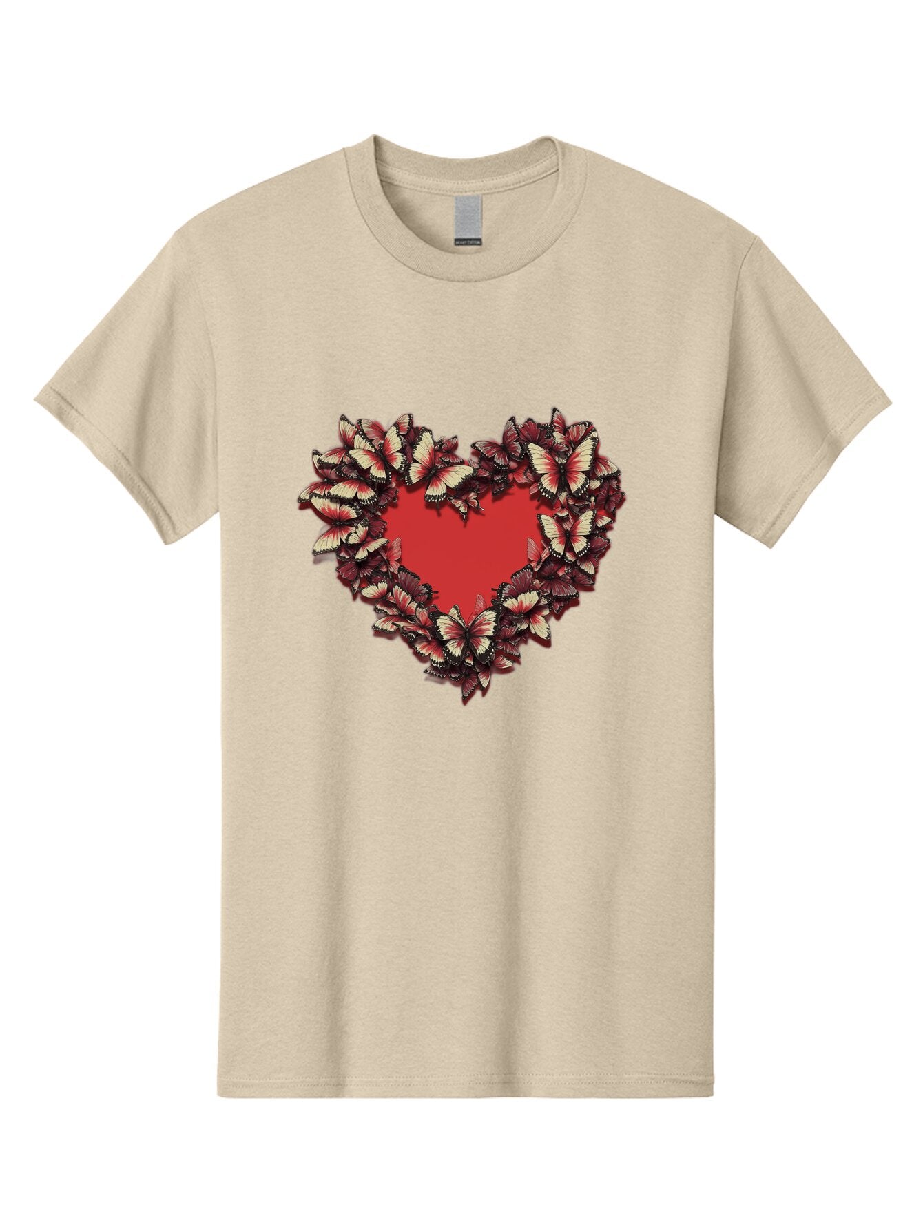 Red-Heart-Butterflies Men'S Graphic Tee, 100% Cotton, Comfortable Casual Summer Wear, Machine Washable, Vintage Camera, Old Camera, Antique Camera, Black Camera, Classic Photography, Photography Equipment, Nostalgic Device, Film Camera, Bar367 8