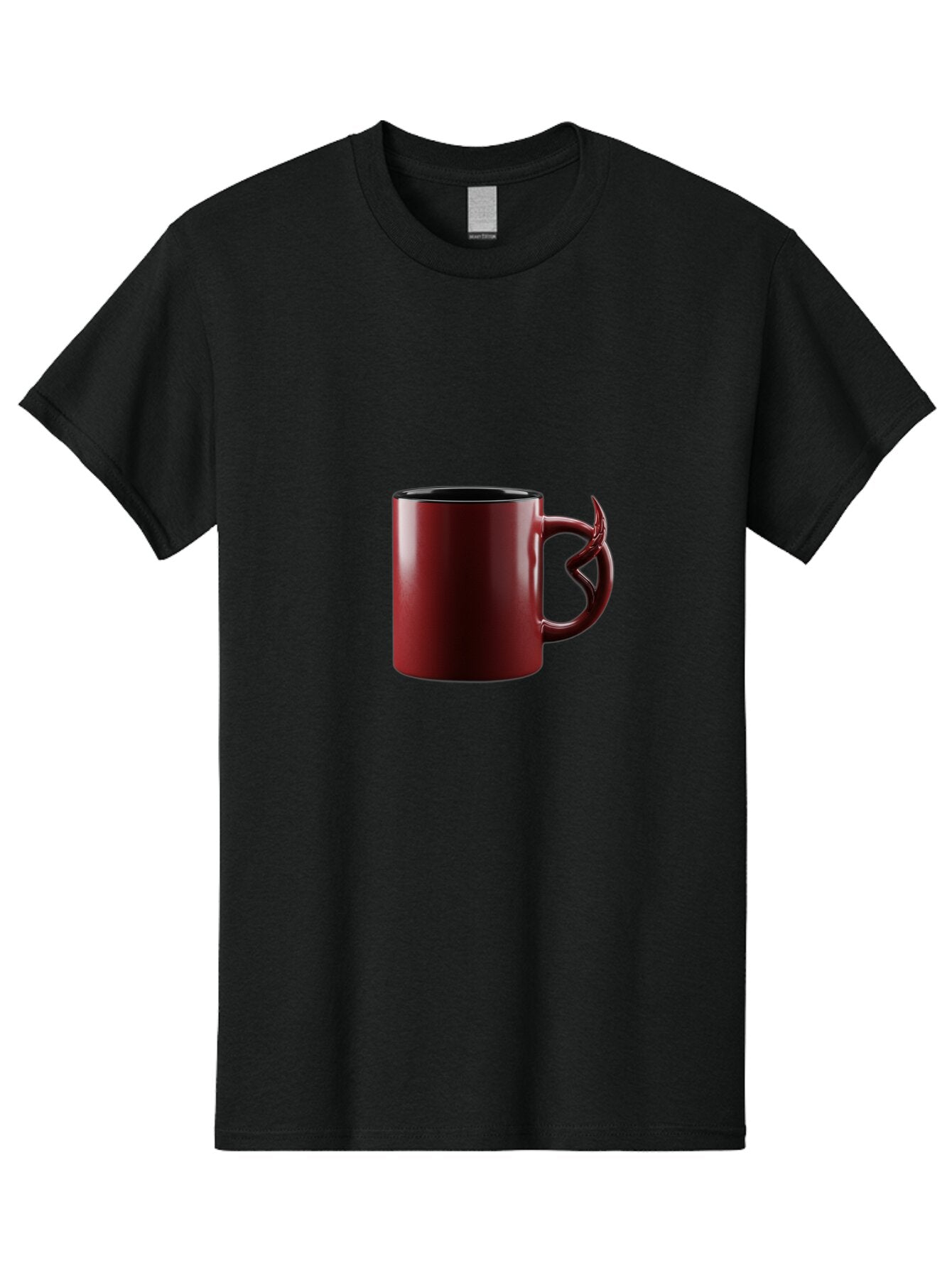 Red-Mug-With-Claw-Handle Men'S Graphic Tee, 100% Cotton, Comfortable Casual Summer Wear, Machine Washable, Vintage Camera, Old Camera, Antique Camera, Black Camera, Classic Photography, Photography Equipment, Nostalgic Device, Film Camera, Bar368 15