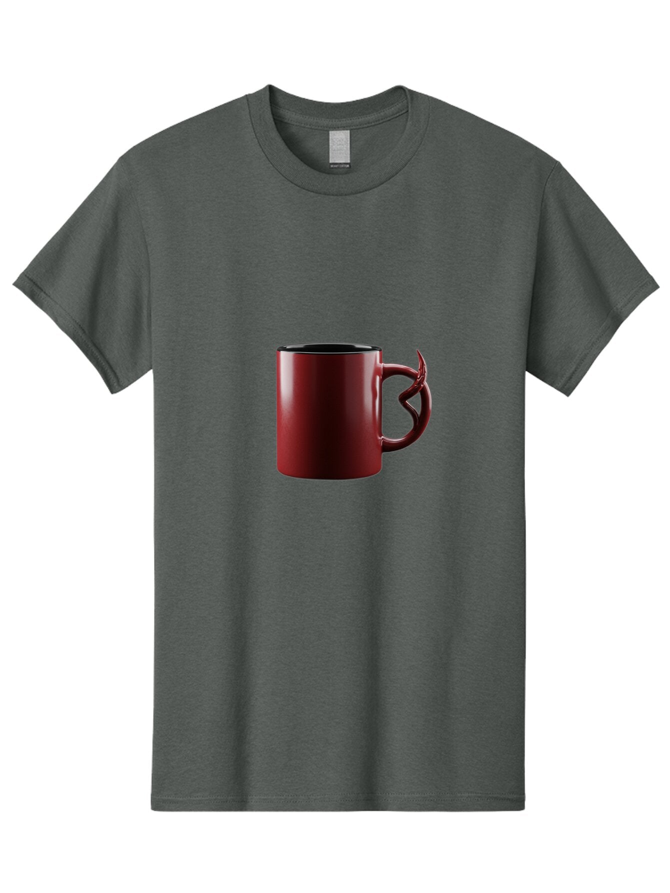 Red-Mug-With-Claw-Handle Men'S Graphic Tee, 100% Cotton, Comfortable Casual Summer Wear, Machine Washable, Vintage Camera, Old Camera, Antique Camera, Black Camera, Classic Photography, Photography Equipment, Nostalgic Device, Film Camera, Bar368 1