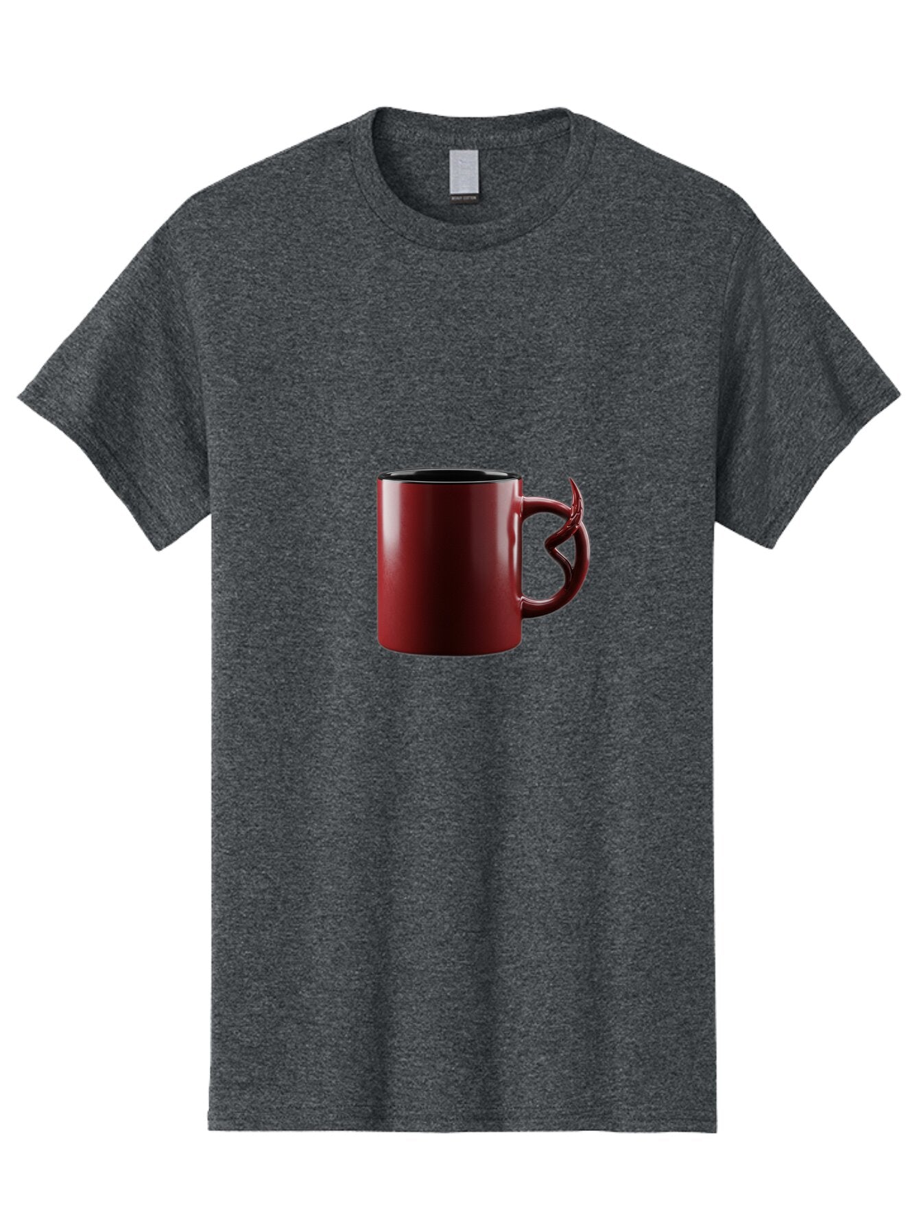 Red-Mug-With-Claw-Handle Men'S Graphic Tee, 100% Cotton, Comfortable Casual Summer Wear, Machine Washable, Vintage Camera, Old Camera, Antique Camera, Black Camera, Classic Photography, Photography Equipment, Nostalgic Device, Film Camera, Bar368 11