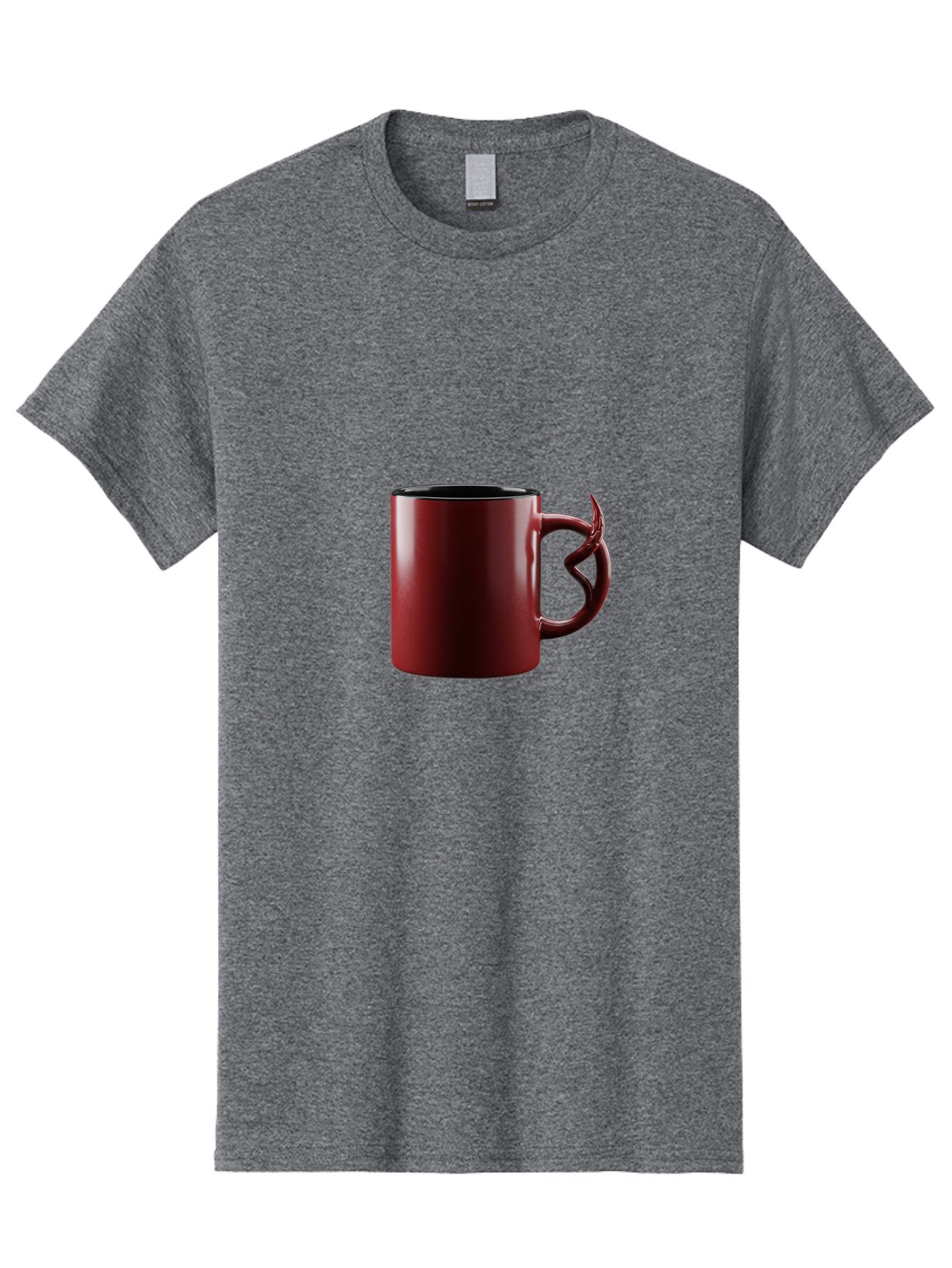 Red-Mug-With-Claw-Handle Men'S Graphic Tee, 100% Cotton, Comfortable Casual Summer Wear, Machine Washable, Vintage Camera, Old Camera, Antique Camera, Black Camera, Classic Photography, Photography Equipment, Nostalgic Device, Film Camera, Bar368 10