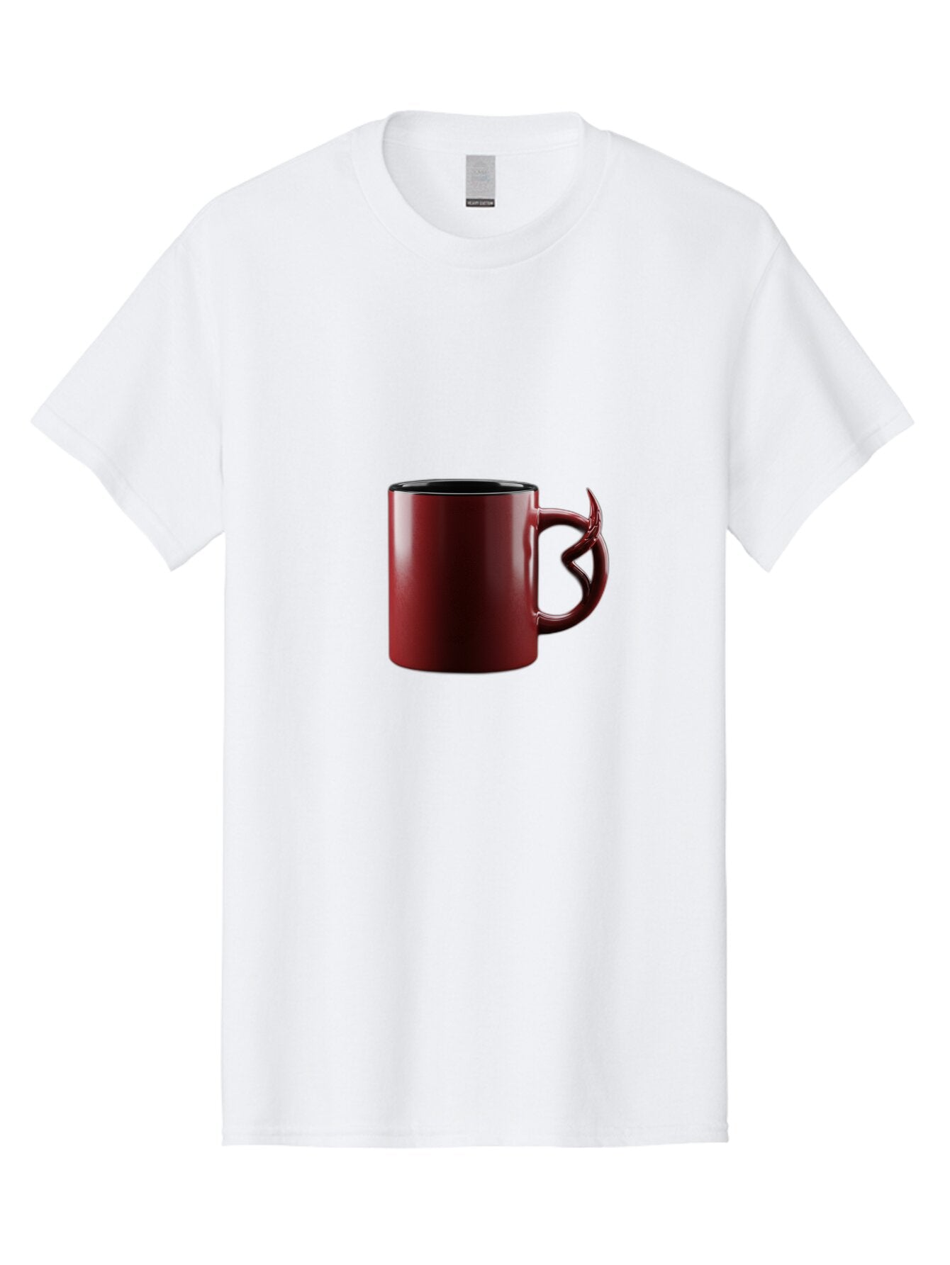 Red-Mug-With-Claw-Handle Men'S Graphic Tee, 100% Cotton, Comfortable Casual Summer Wear, Machine Washable, Vintage Camera, Old Camera, Antique Camera, Black Camera, Classic Photography, Photography Equipment, Nostalgic Device, Film Camera, Bar368 5