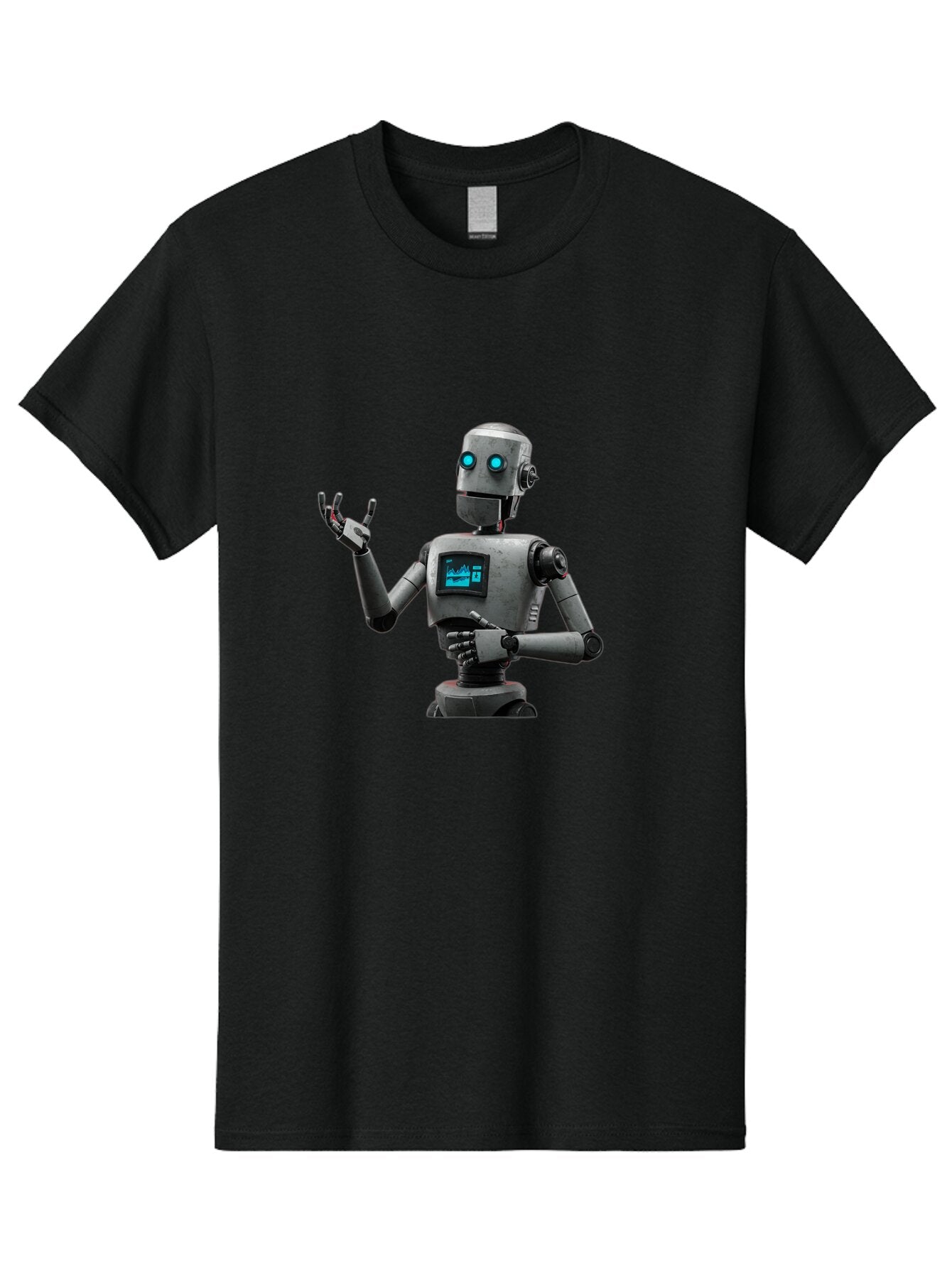 Robot-1 Men'S Graphic Tee, 100% Cotton, Comfortable Casual Summer Wear, Machine Washable, Vintage Camera, Old Camera, Antique Camera, Black Camera, Classic Photography, Photography Equipment, Nostalgic Device, Film Camera, Camera Art Bar374 3